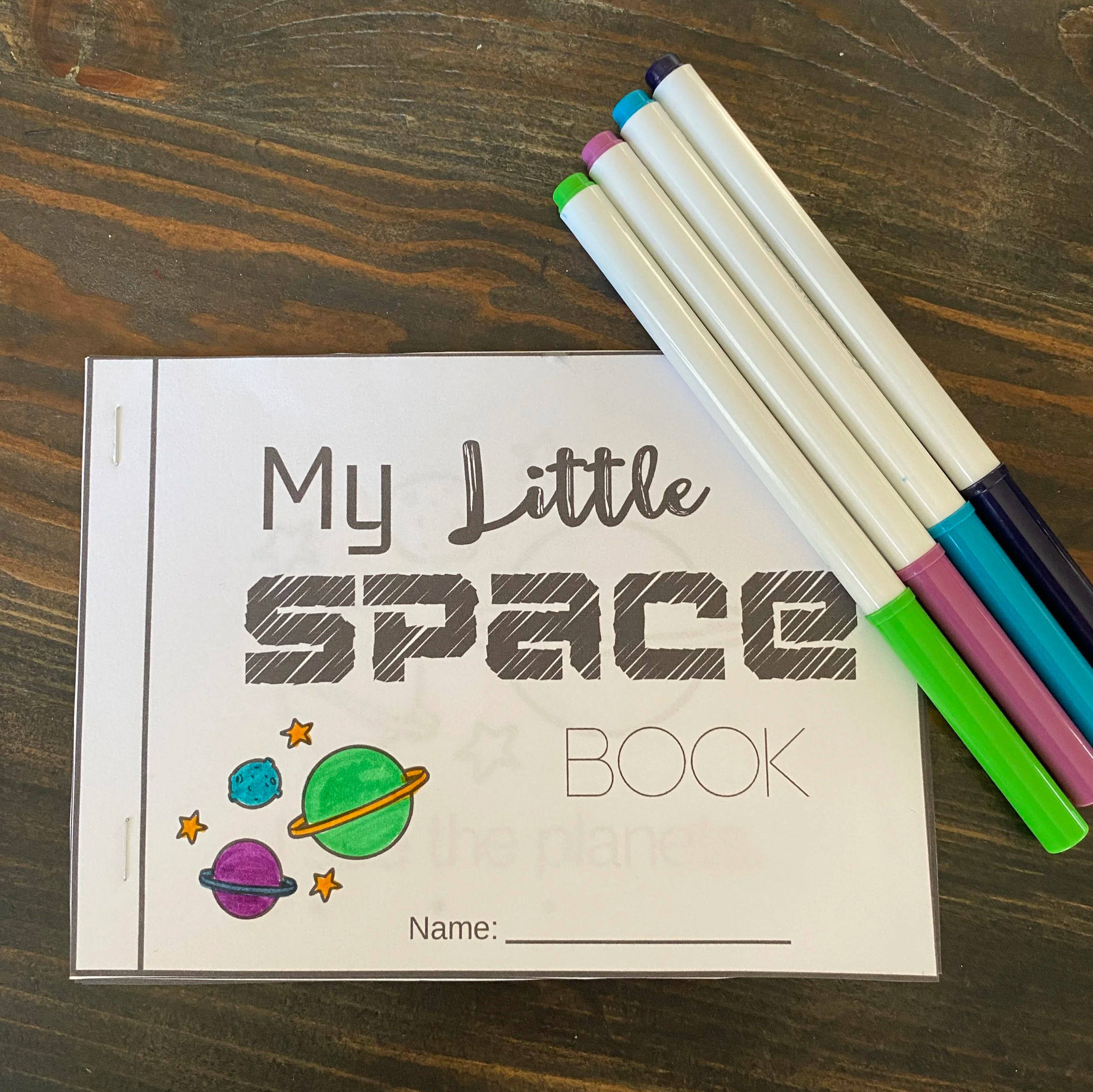 My Little Space Book Guided Reader — My Preschool Place