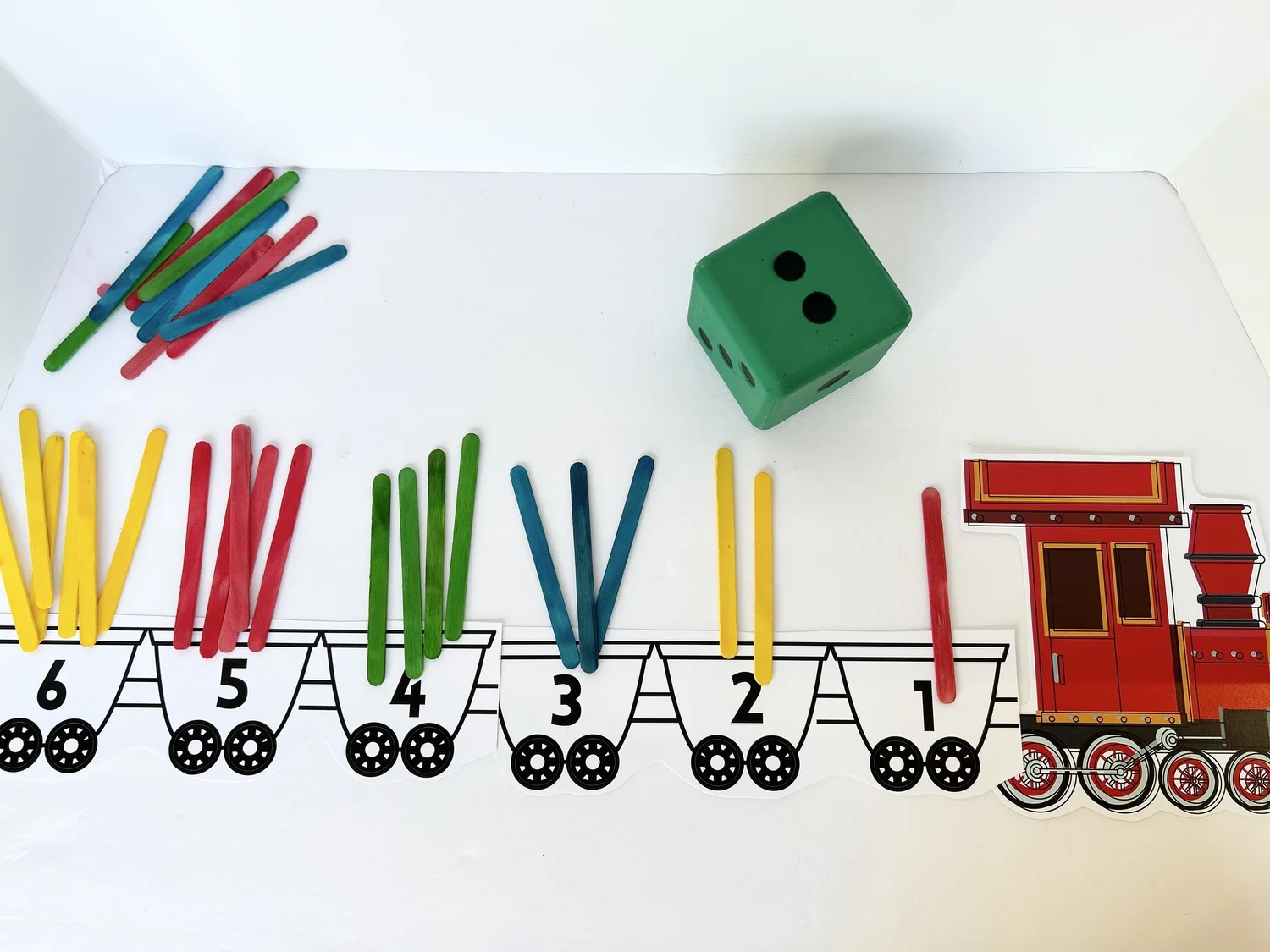 Train Counting Math Activity for Preschoolers [free download] — My ...