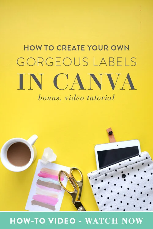 How to Create Your Own Labels in Canva — Boss Project