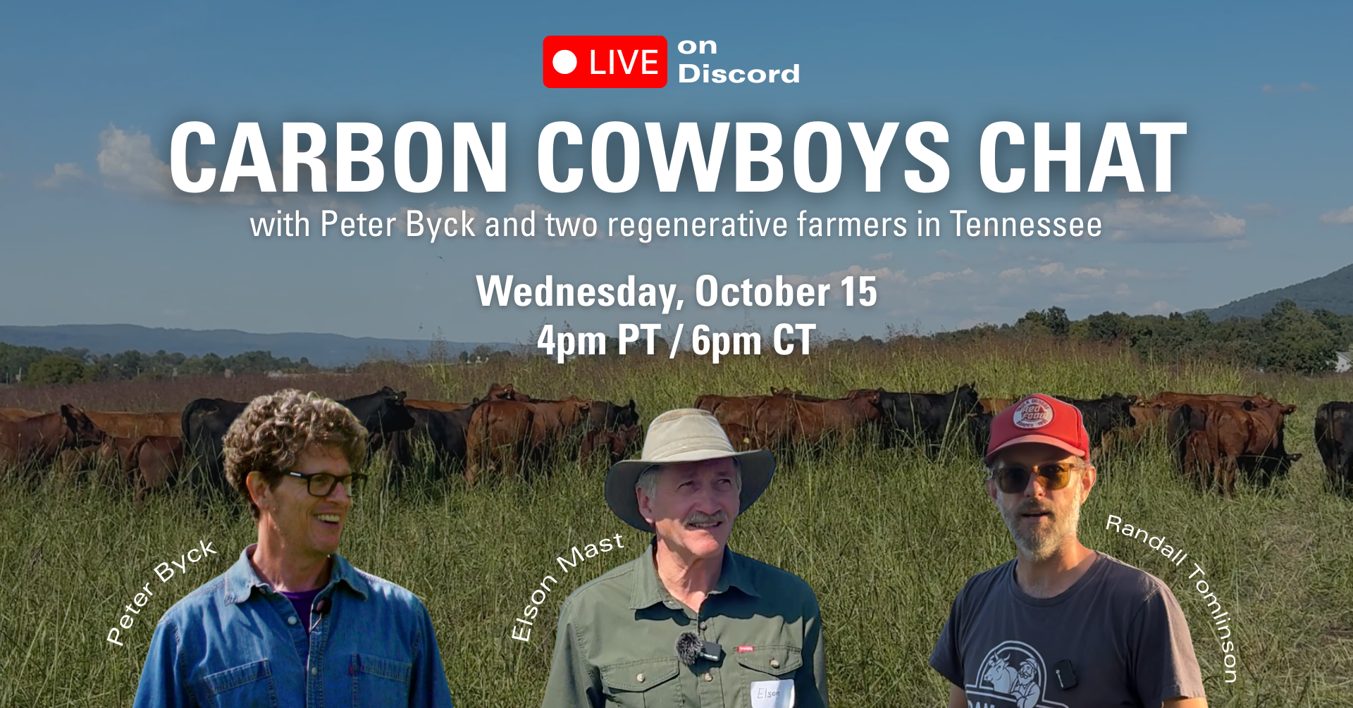 Carbon Cowboys Discord LIVE with Randall and Elson