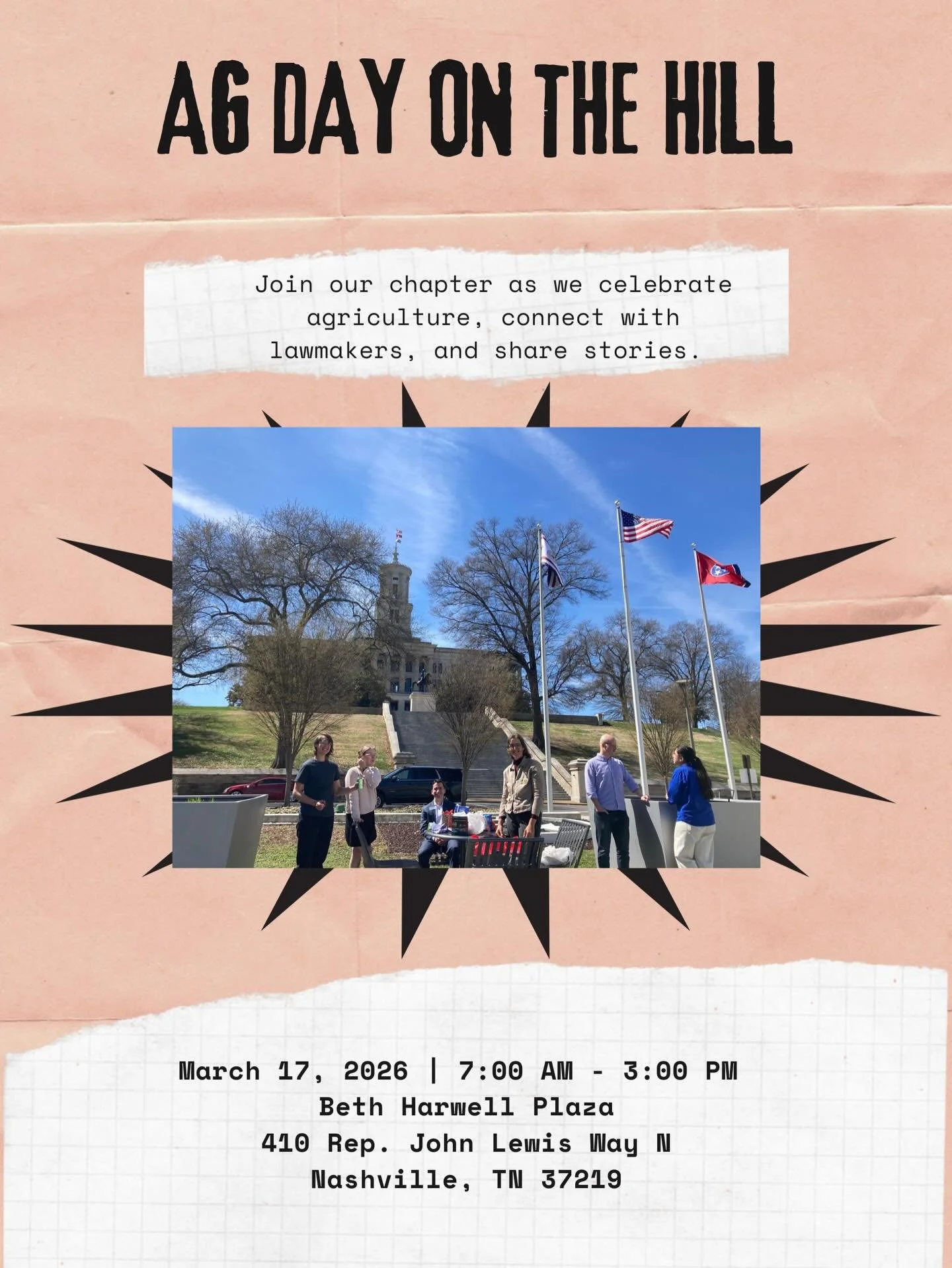 ‼️AG DAY ON THE HILL IS MARCH 17‼️

Join us at The Capital for Ag Day on The Hill on March 17! We&rsquo;ll do some tabling, meet with lawmakers, and have a picnic lunch.

Please let us know if you plan on coming by emailing setnyf@gmail.com. We&rsquo