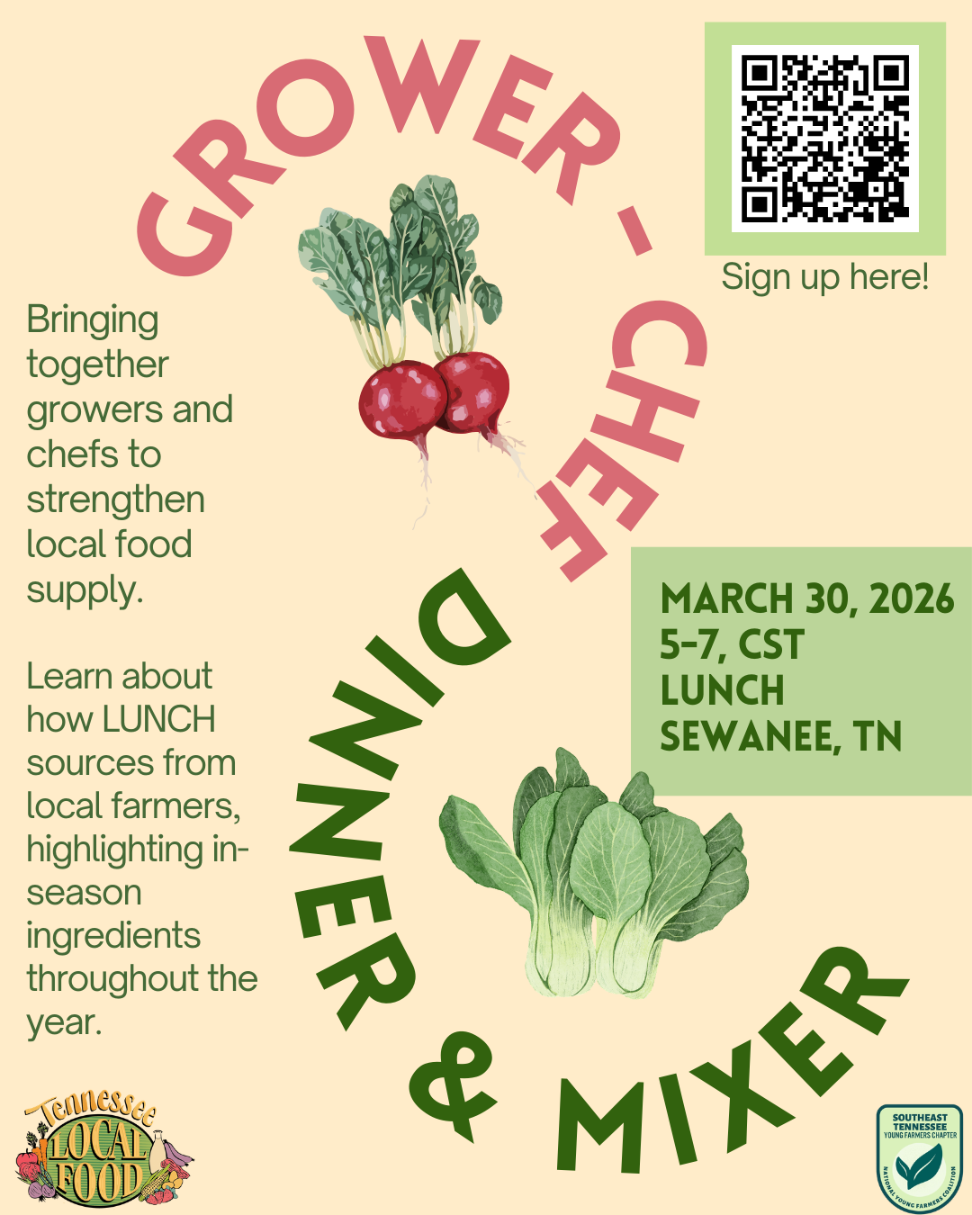 Grower-Chef Dinner &amp; Mixer with LUNCH