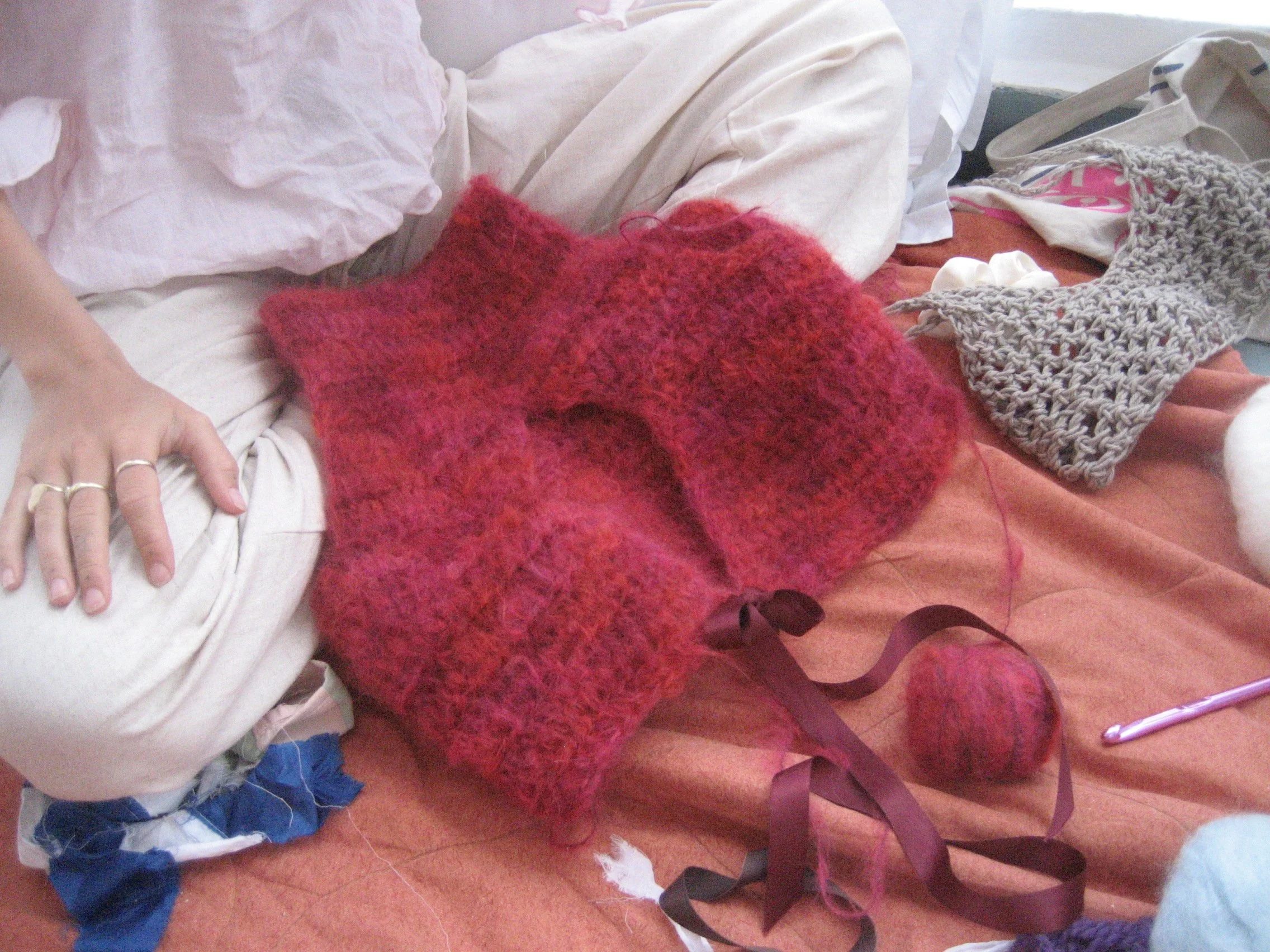 Romantisk fluffy topp