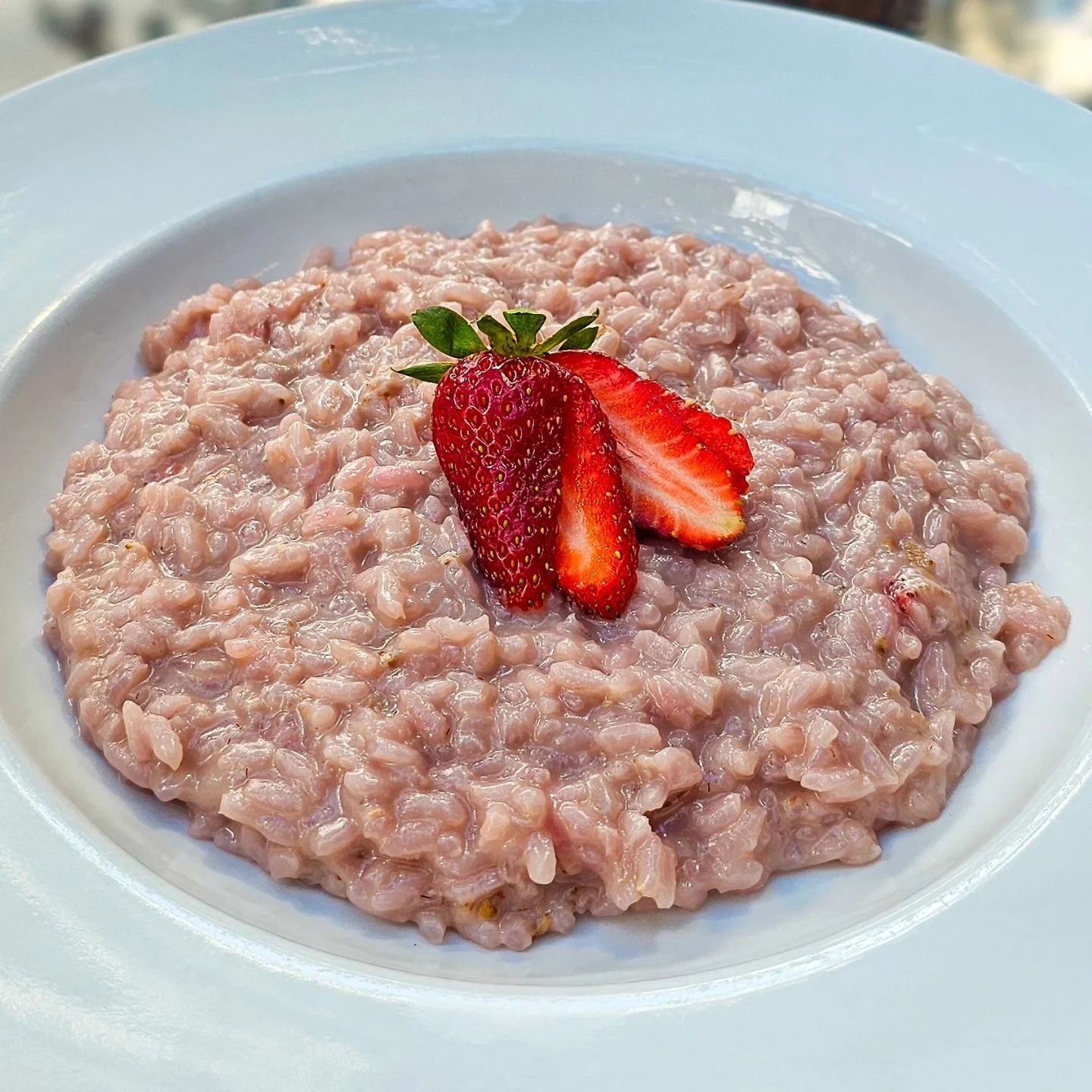 Our truly authentic savory spring strawberry risotto is back using local Alabama strawberries from Harvest Farm.  @boydharvestfarm

Lunch starts today at 11 am.

#strawberries #localstrawberries #alabamastrawberries #strawberryrisotto #strawberryriso