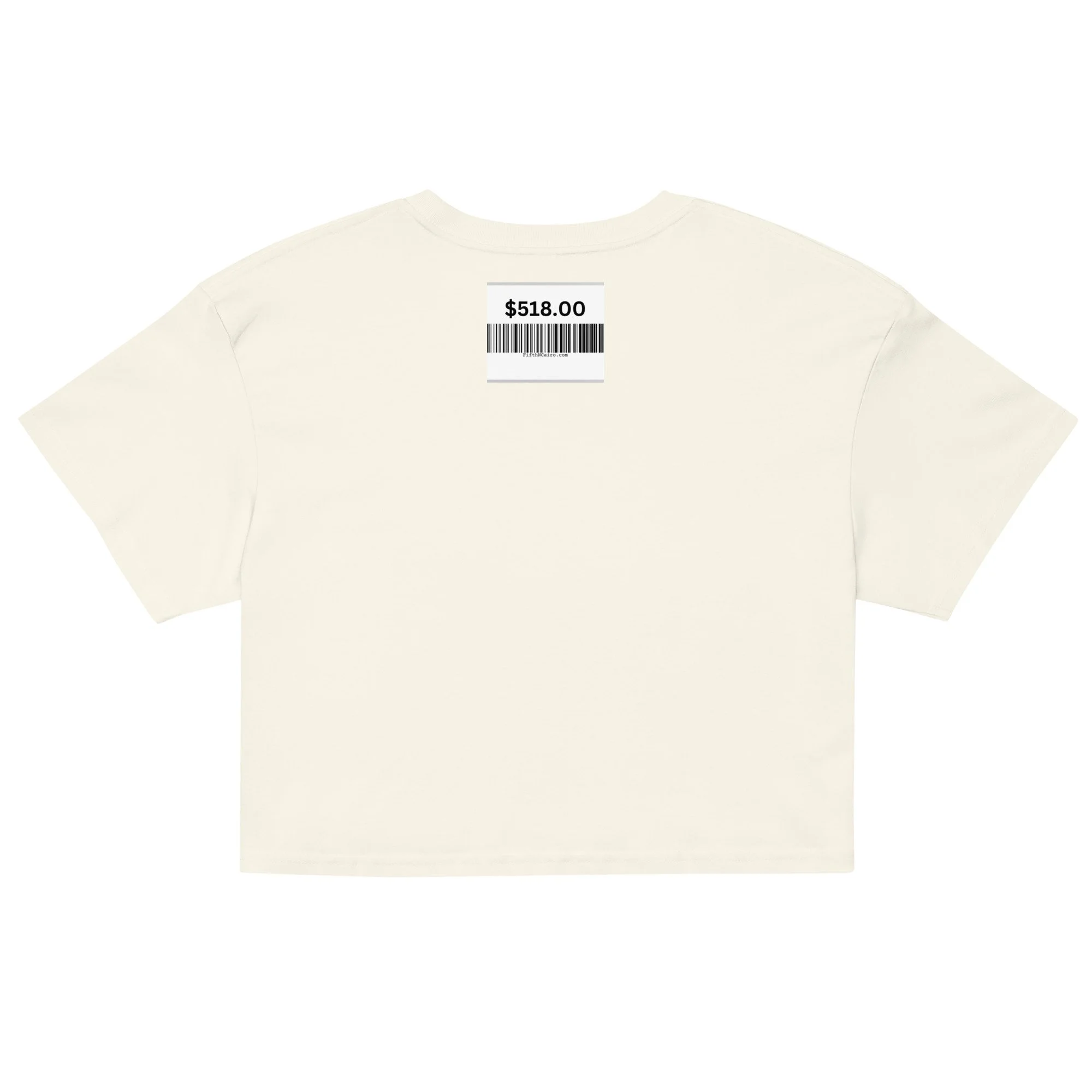 FIFTH&CAIRO Crop Top, Art-inspired Crop Top, Limited-edition Crop Top, Regular Fit Crop Top, Orchard Crop Top, Natural Crop Top,