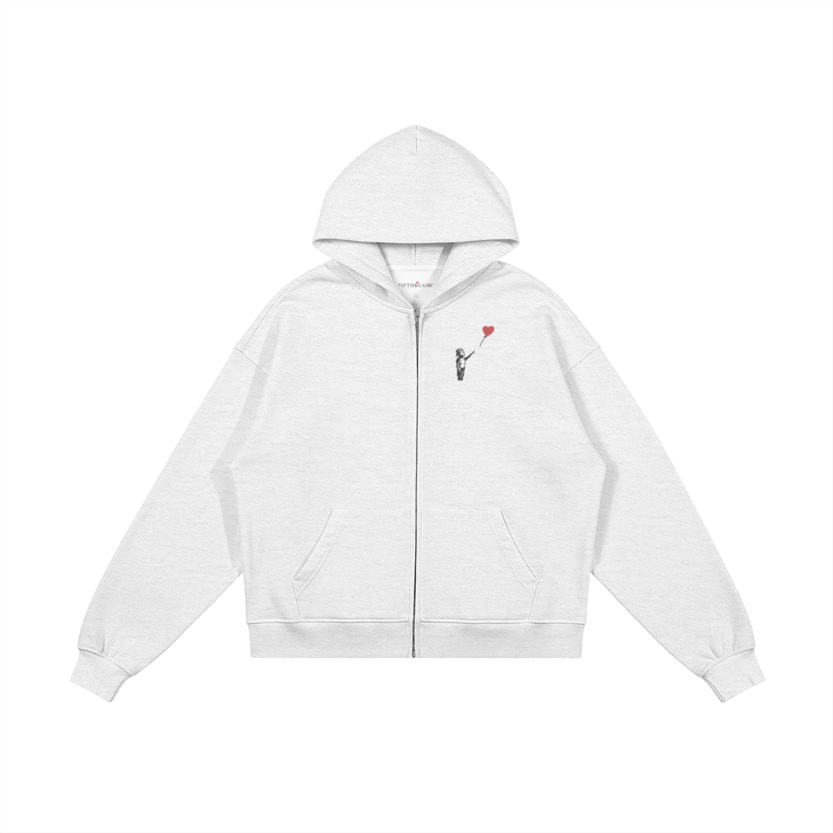 FIFTH&CAIRO ZIP UP HOODIE