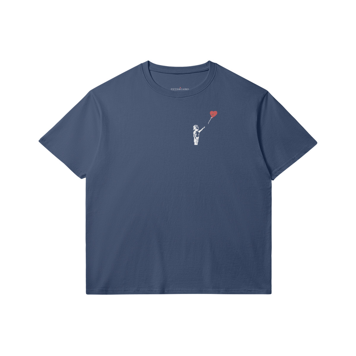 On-model photo of the FIFTH&CAIRO slim-fit T-shirt