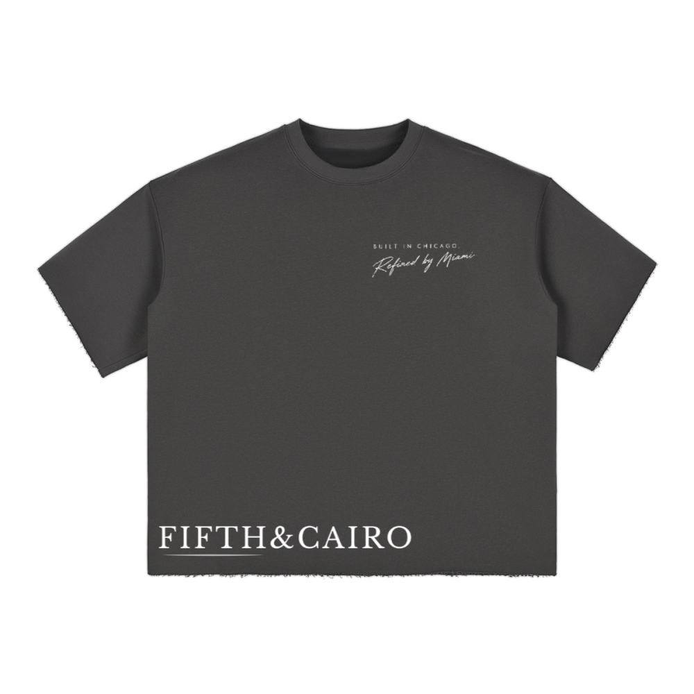 CROPPED TERRY T-SHIRT