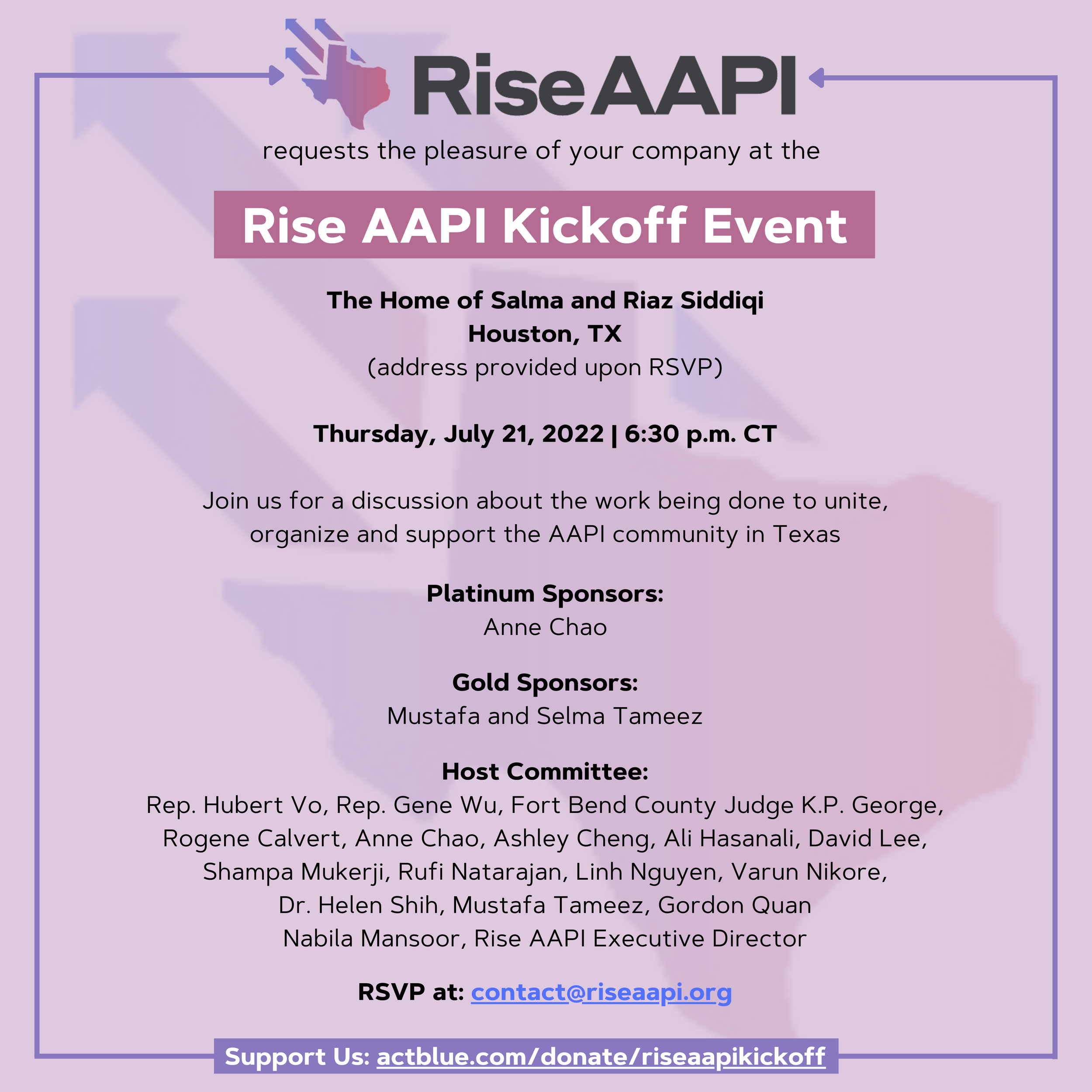 Aapi Event Sign Rise AAPI Kickoff Event — Rise AAPI
