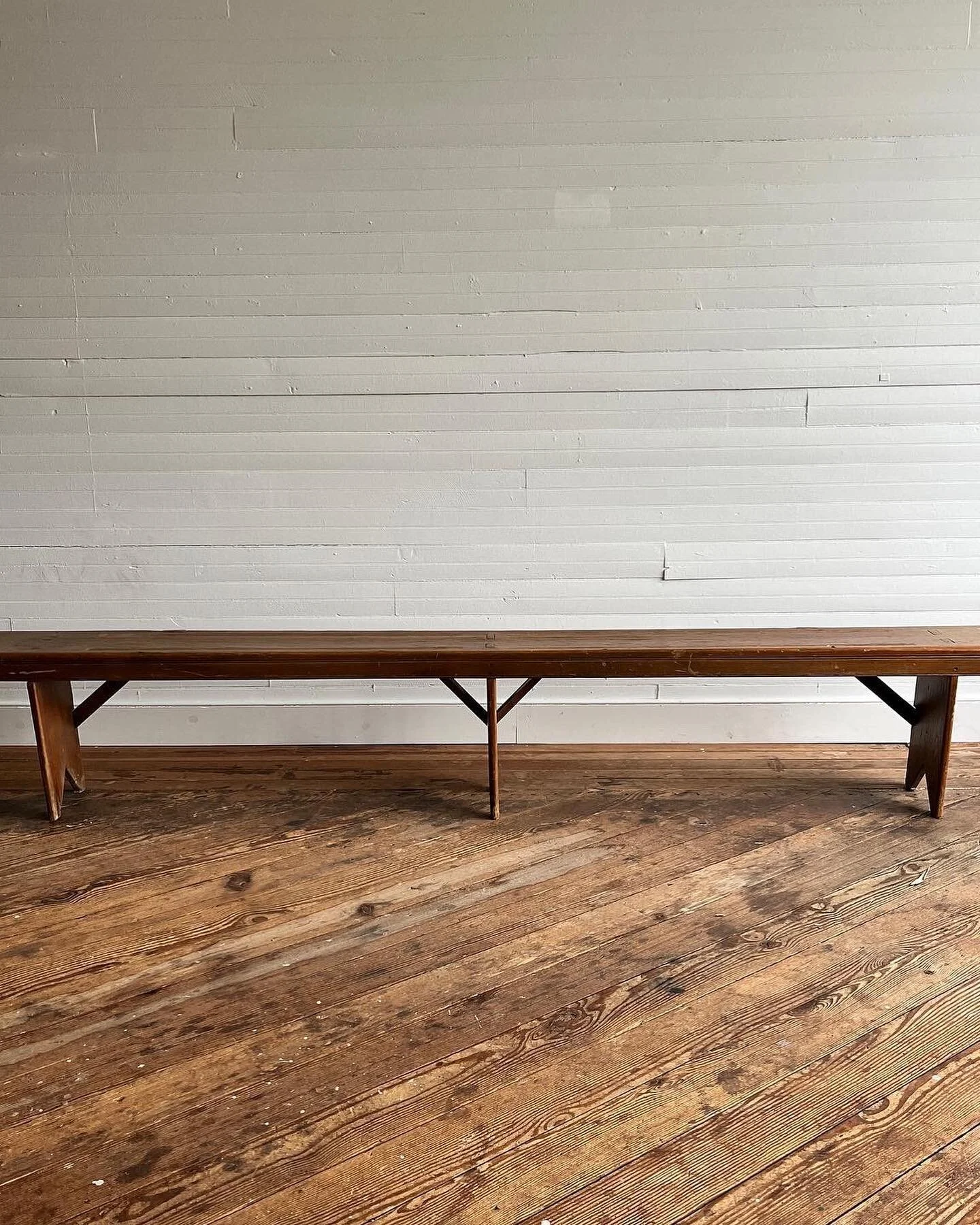 On Sale!

Vintage 9.5&rsquo; long farmhouse bench. Overall wear, top has unusual finish loss.
.
9&rsquo;6&rdquo; long x 19&rdquo; h 
Was $275
NOW $220
.
.
.
.
.
.
.
.
#farmhousedecor #farmhouse #farmhousebench #beachhouse