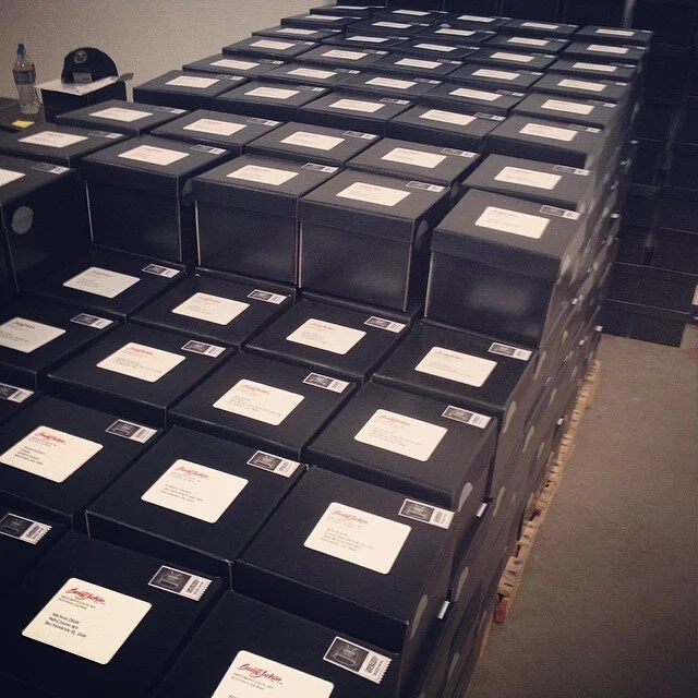 We've got the will to fulfill! 450 beautiful stamped and addressed direct mail #promos ready to head out and make an impact! After this project, we've got quality control under control. #corporategifts #promotionalproducts