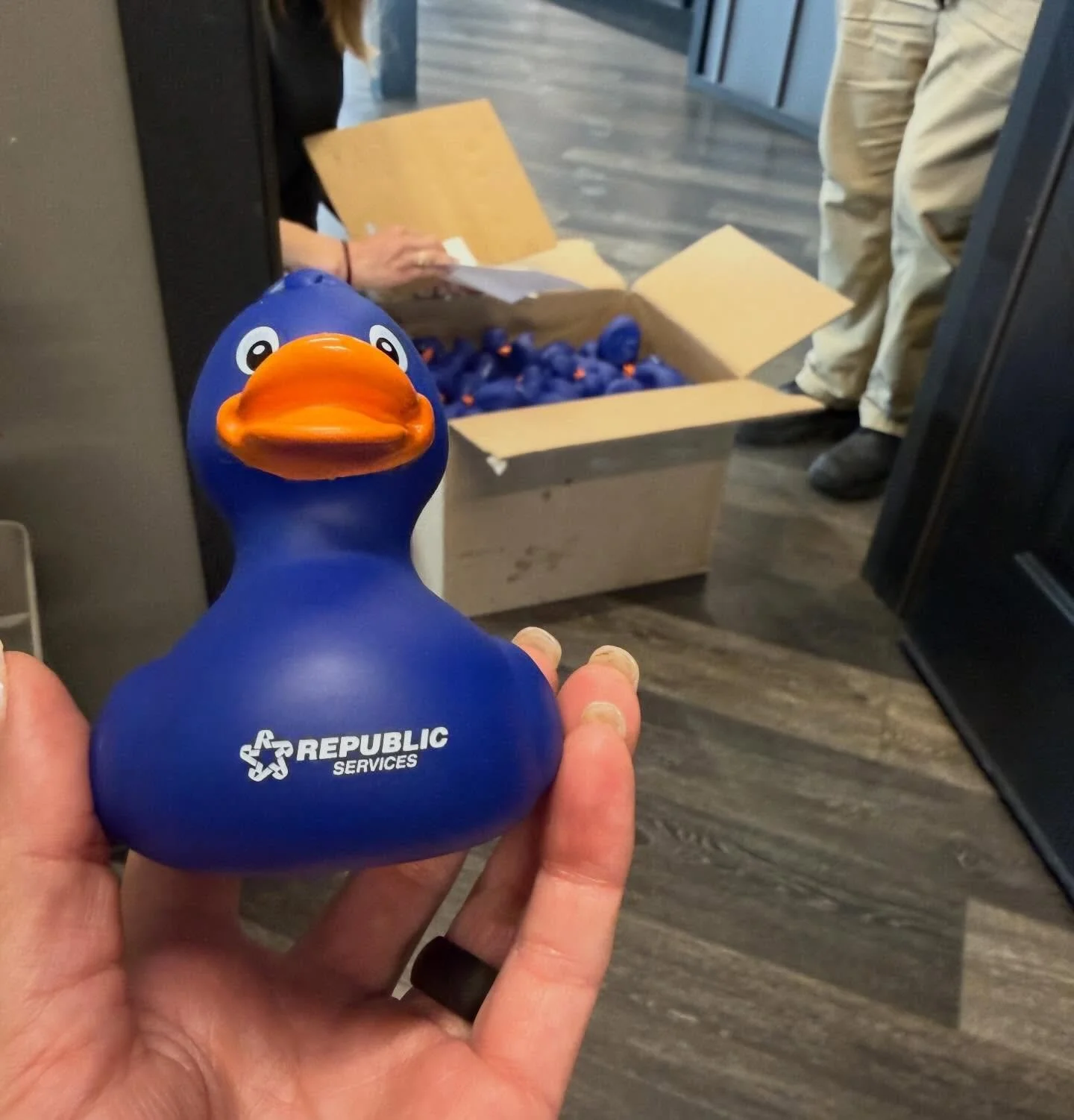 What, you&rsquo;ve never opened a box containing a few hundred rubber duckies? Unboxing to support @bozemanduckierace