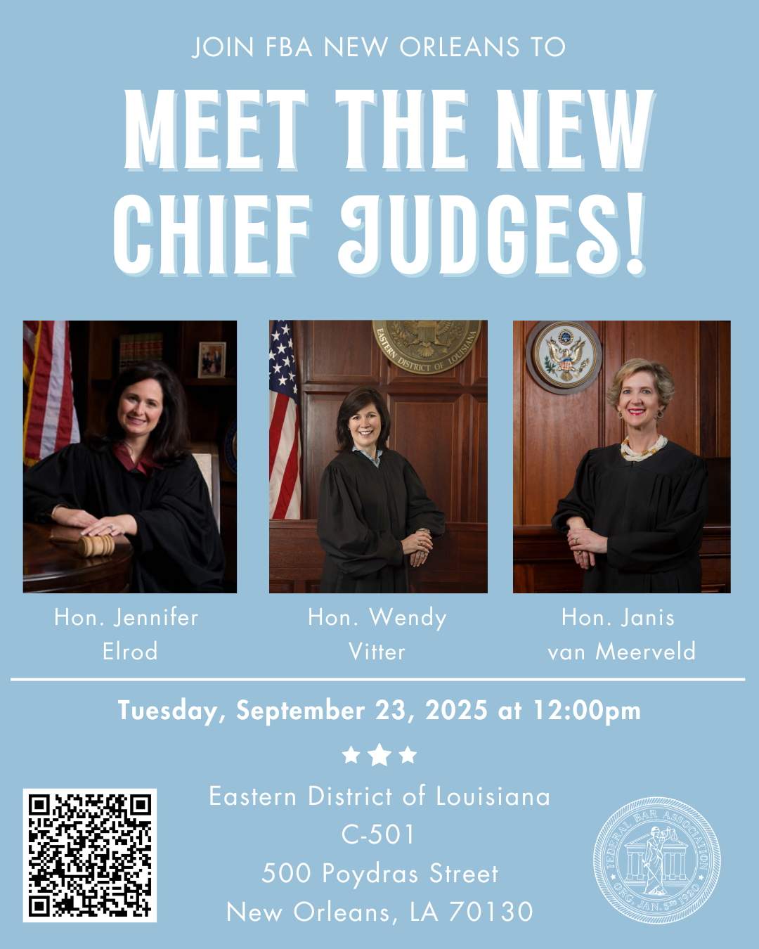 Meet the New Chief Judges
