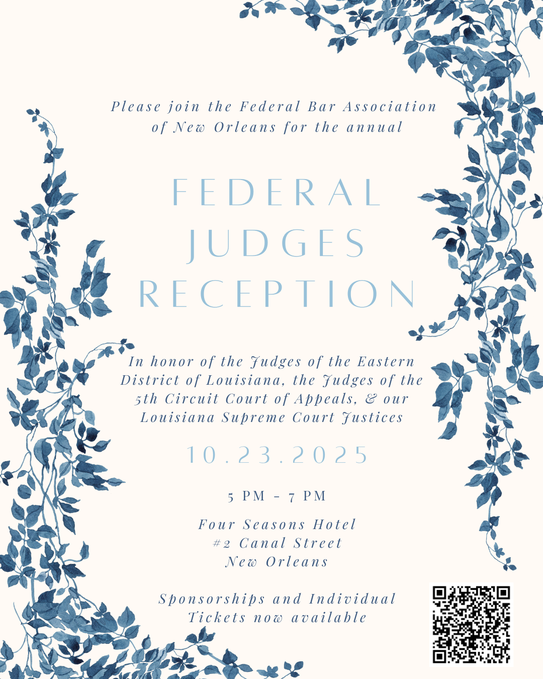Federal Judges Reception 2025