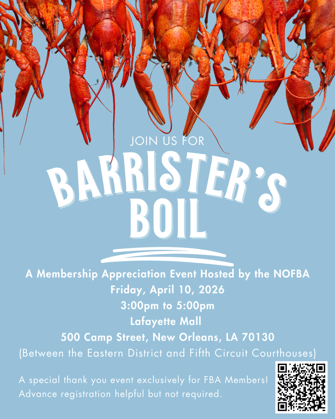 Membership Appreciation Crawfish Boil