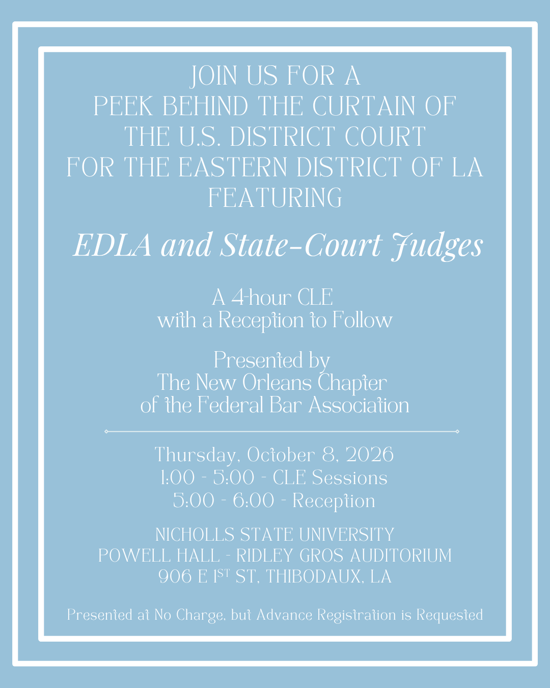 Peek Behind the Curtain of the U.S. District Court for the Eastern District of LA 