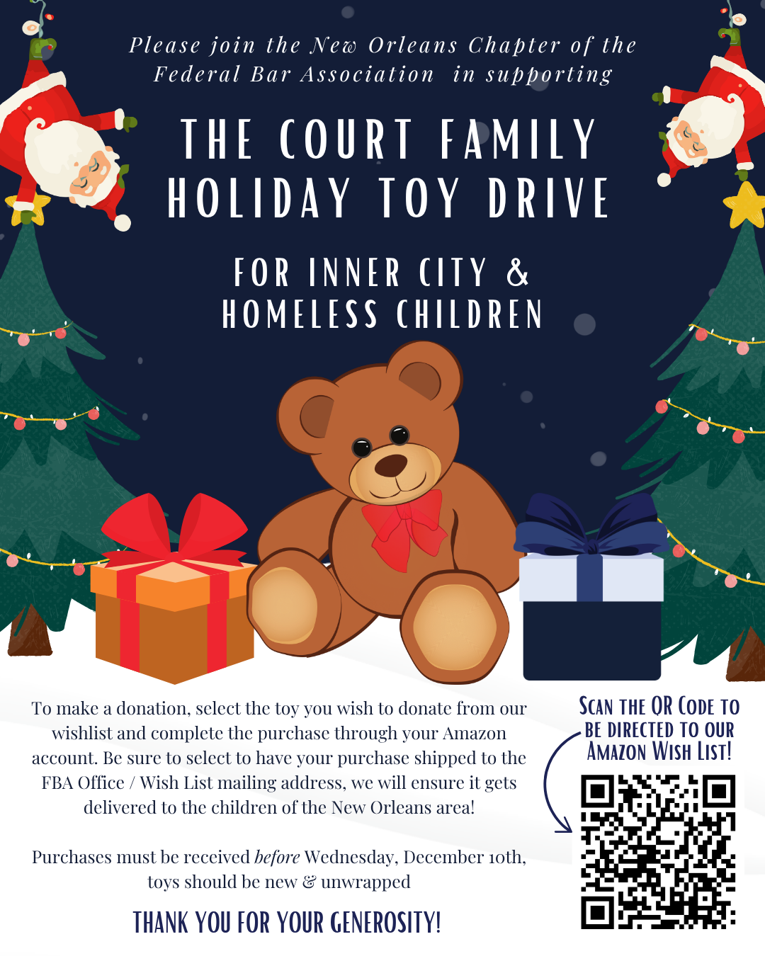 The Court Family Holiday Toy Drive