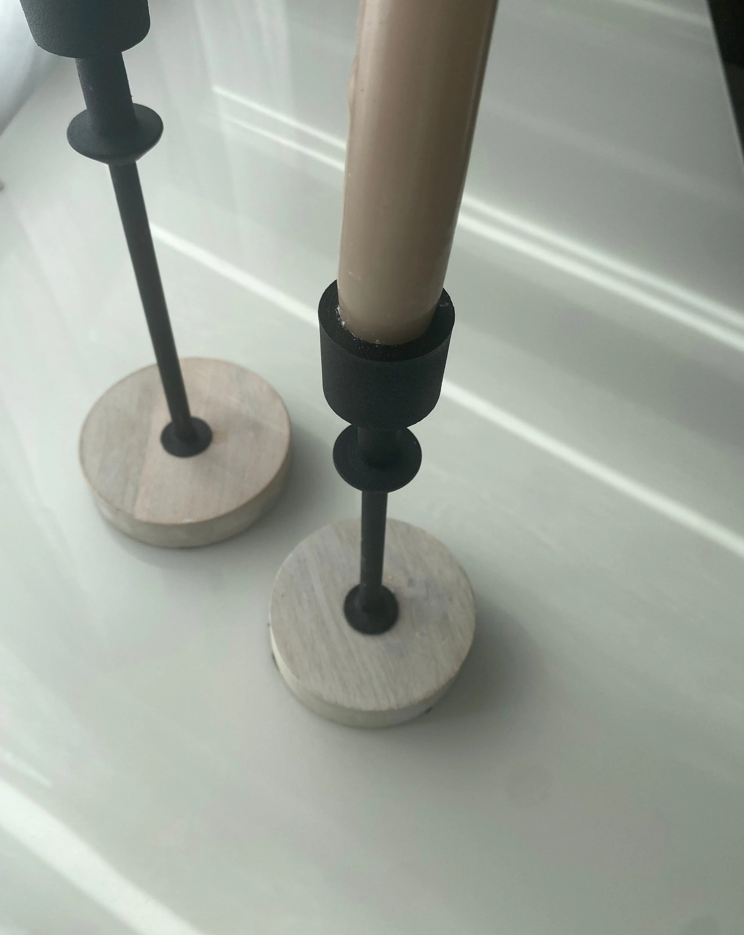 Black / Wood Candle Holder 
Quantity: 12 
75¢ each