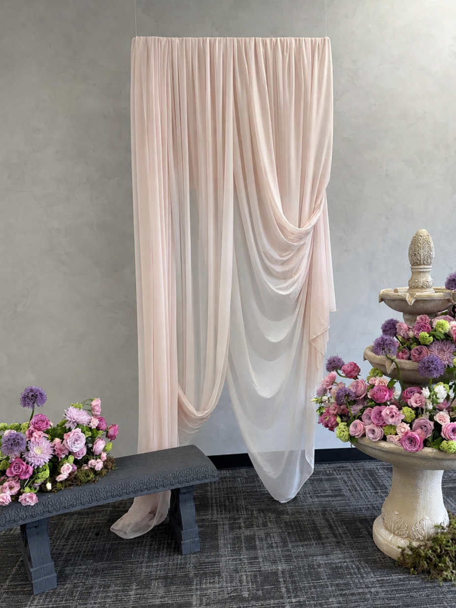 Blush Draping 
Quantity: 8 
$4 