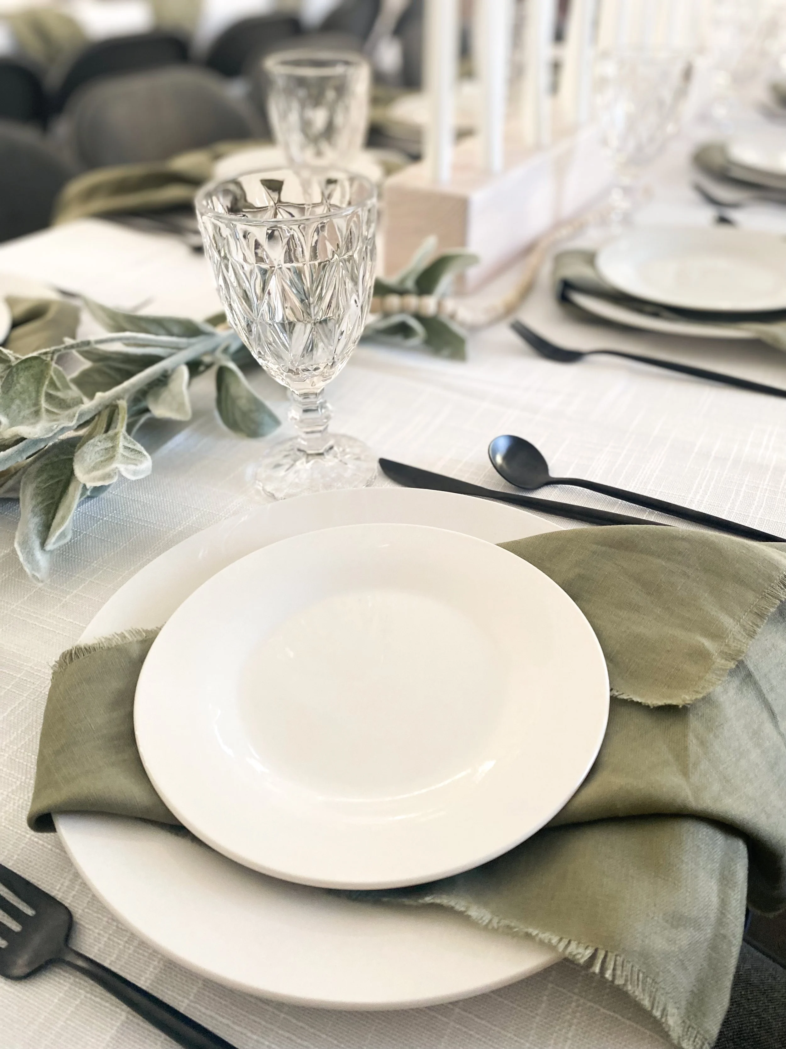 Whitewashed Wood Beam Candle Holder 30" 
Quantity: 4 
$10 each