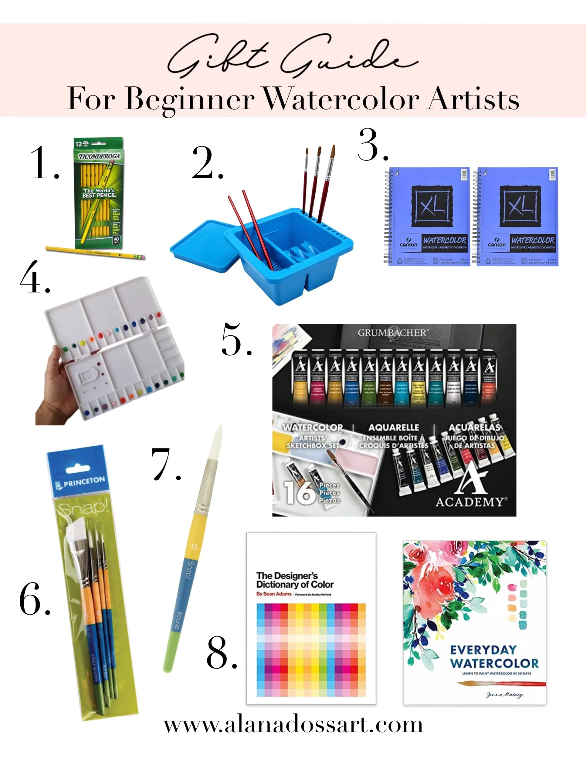 A Gift Guide for Beginner Watercolor Artists