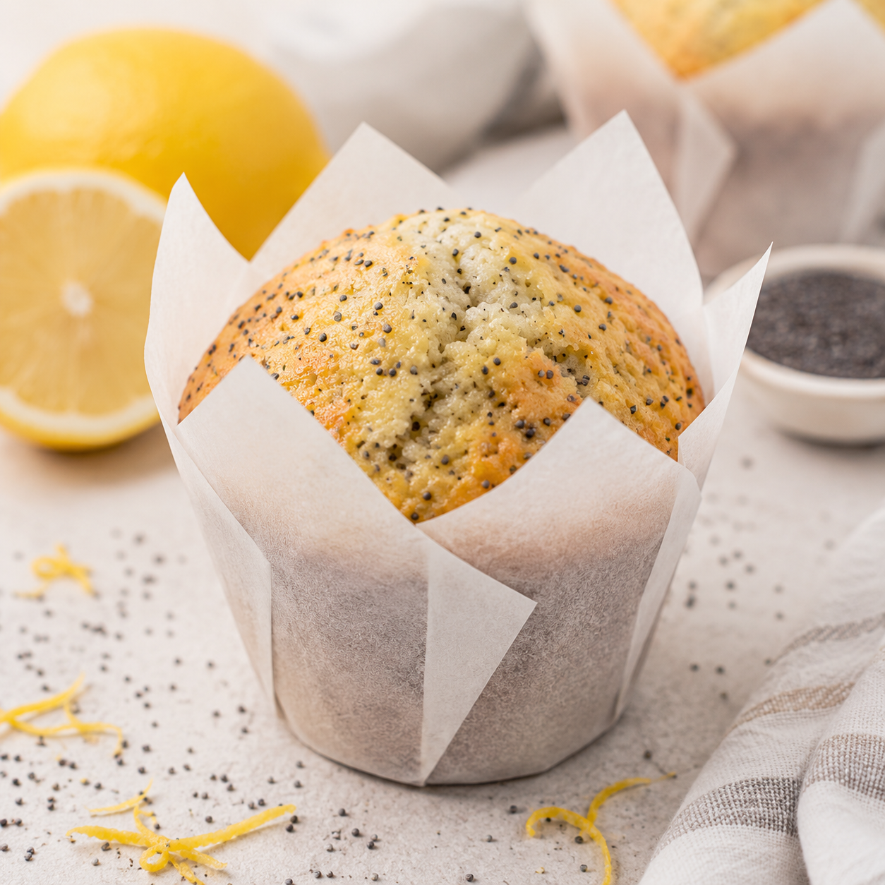 Lemon Popyseed Muffins