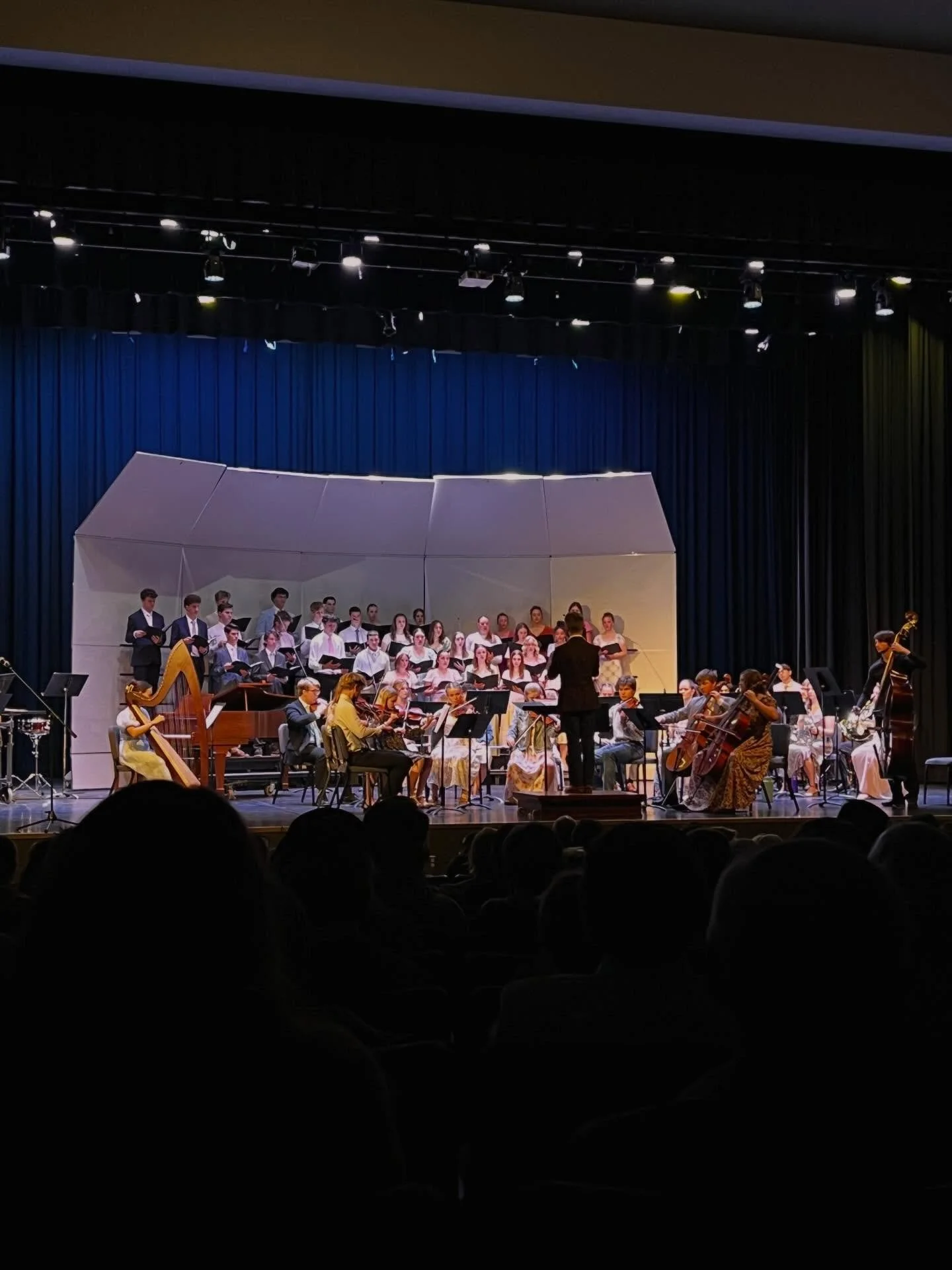 Happy Easter 🎀 My heart has been full all weekend, in part because it started with this. An Easter program put together by high schoolers. From various schools. Sharing their talents of singing, instrument playing, conducting, speaking, and all the 