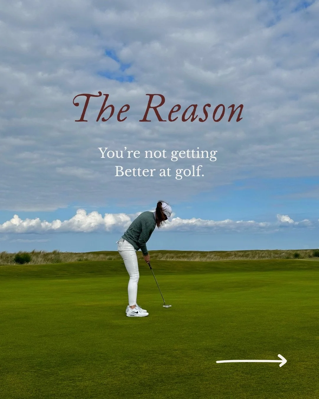 The real reason you aren&rsquo;t getting better at golf?

You aren&rsquo;t willing to fail, to look foolish, to learn something new, to power through a challenge&hellip;

In 2026, if you really want to improve&hellip;. Be ok with the mess of looking 
