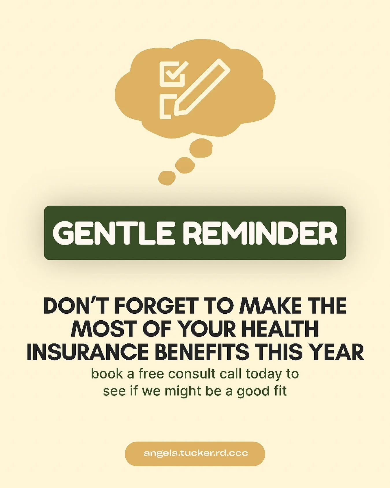 With just a few months left of 2026, don&rsquo;t let your remaining benefits for mental health or nutrition counselling slip away. 

I offer direct billing to most health insurance providers. 

Tap the link in my bio to book a free consult call to se
