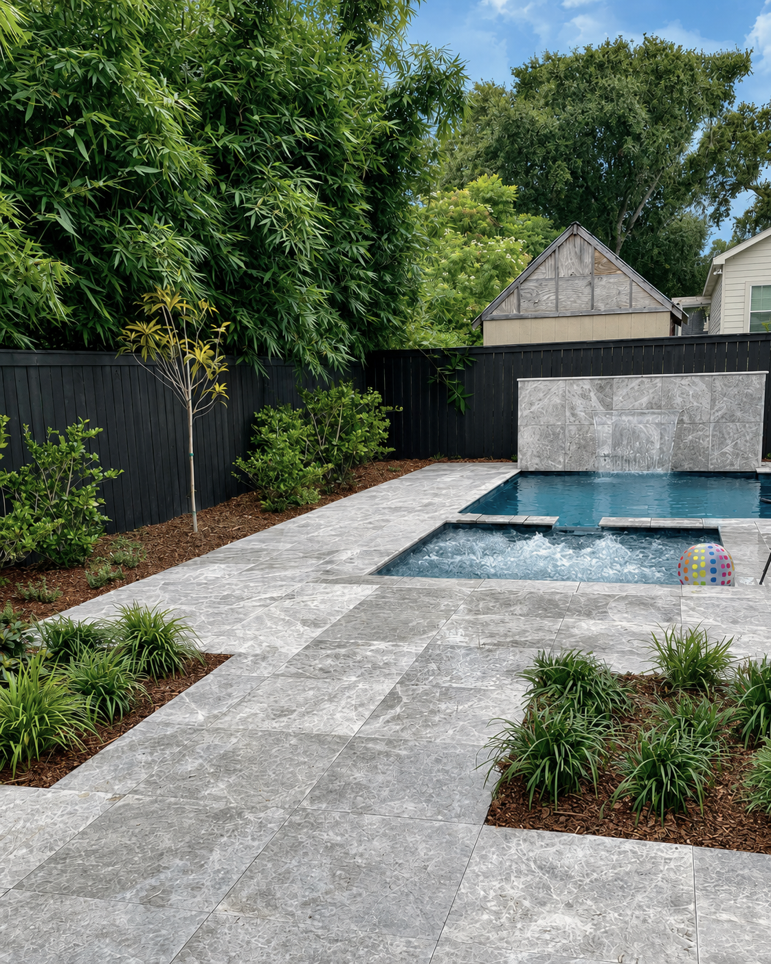 Teverbaugh Residence backyard pool and landscape design