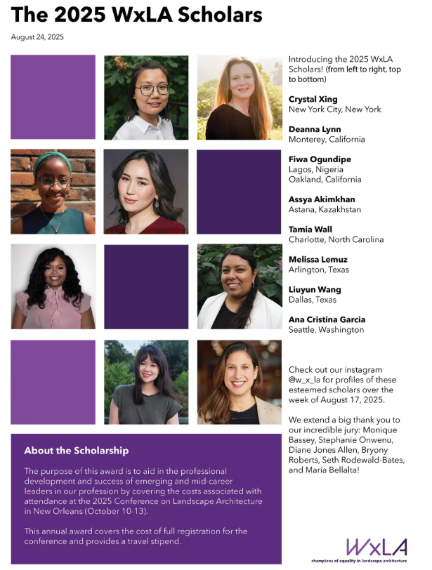 The 2025 WXLA Scholars