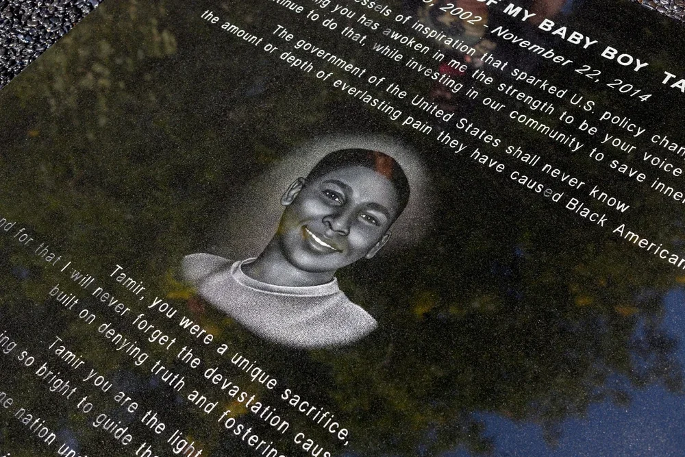 Tamir Rice Memorial landscape