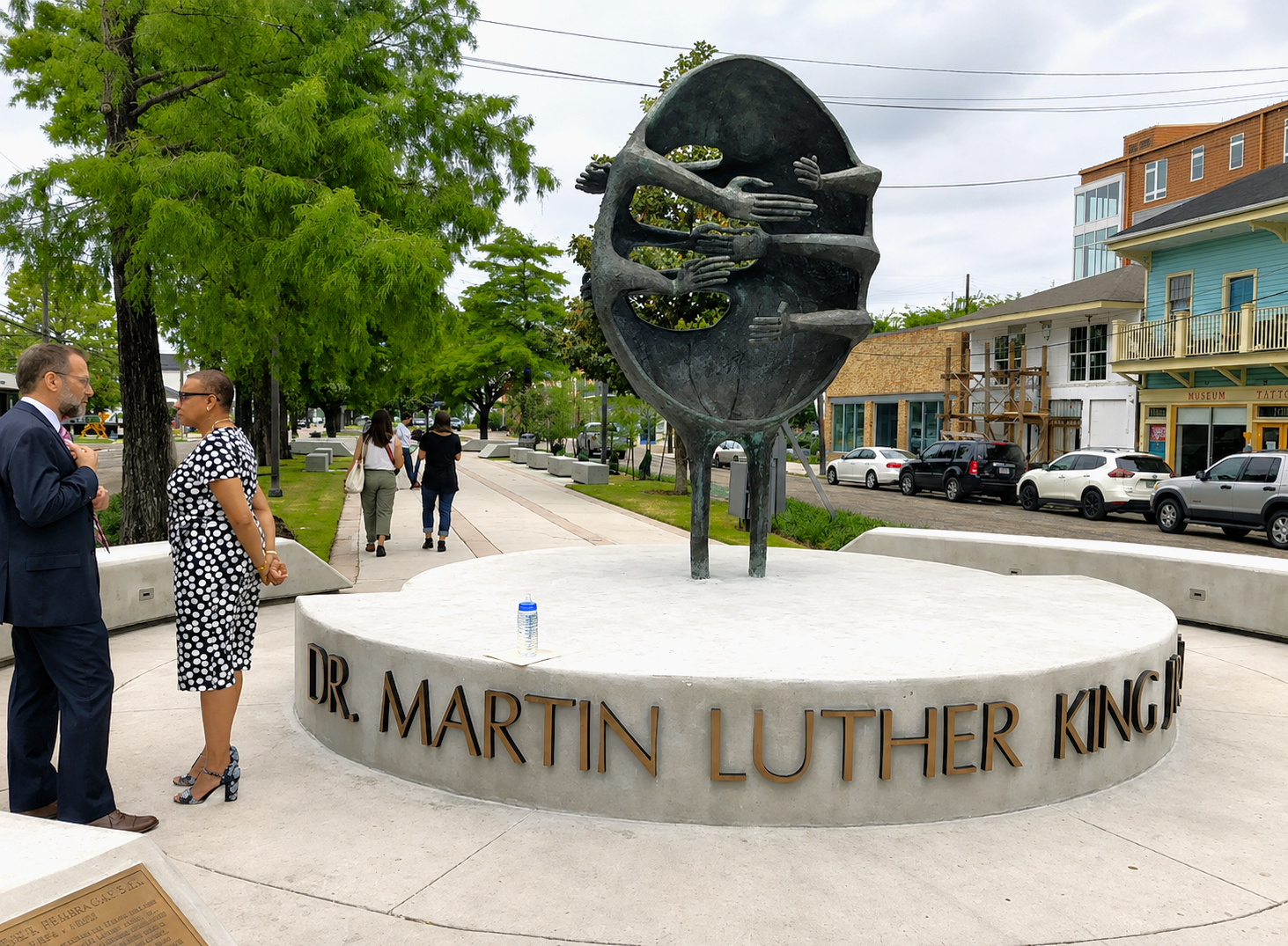 MLK Jr. Memorial Walk and Hayden Plaza in New Orleans