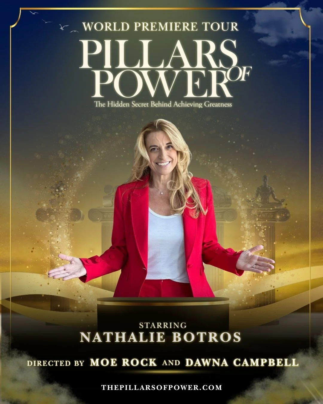 Nathalie Botros starring at Pillars of Power as an expert in relationships