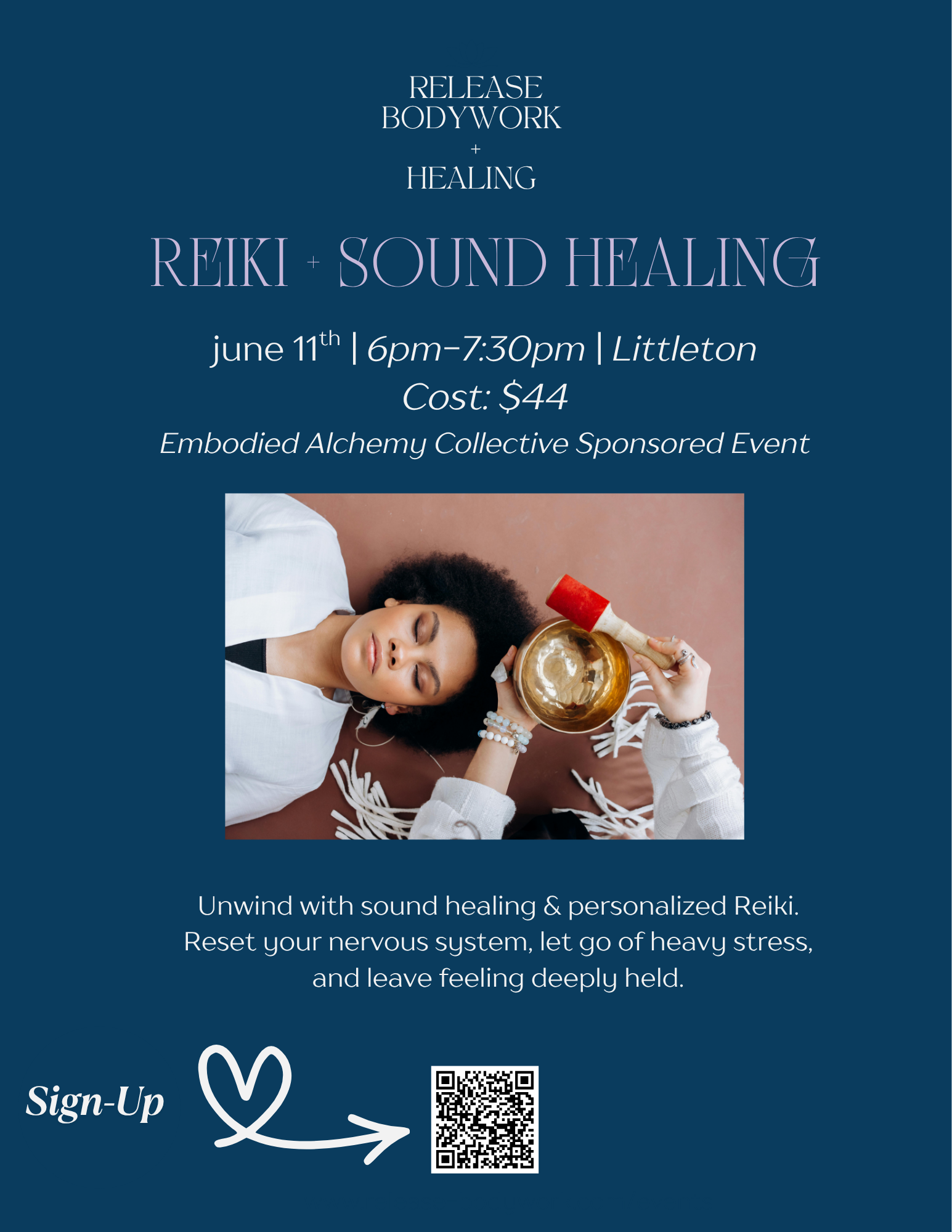 Release &amp; Restore: Reiki + Sound Healing