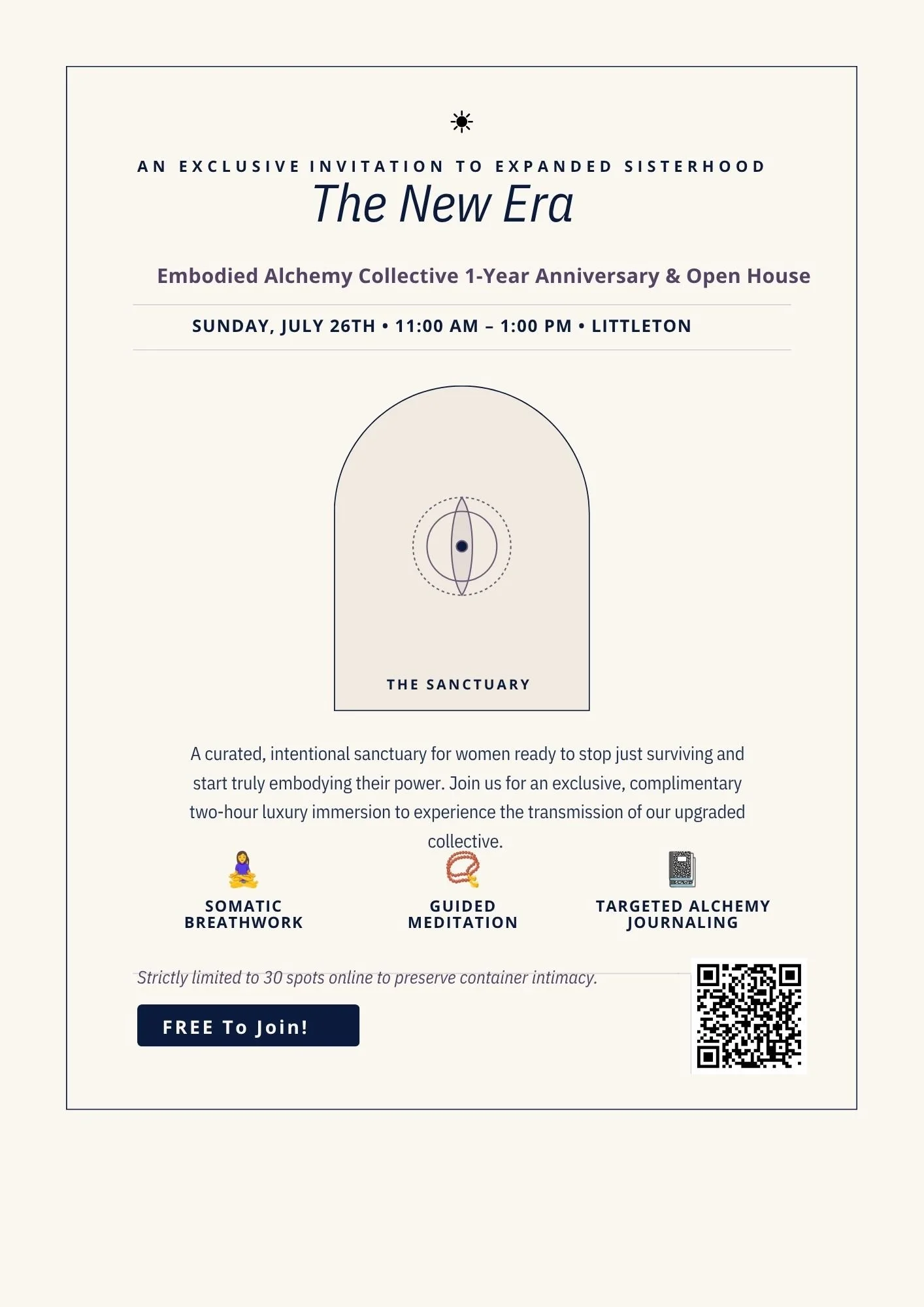 The New Era: Embodied Alchemy Collective 1-Year Anniversary & Open House