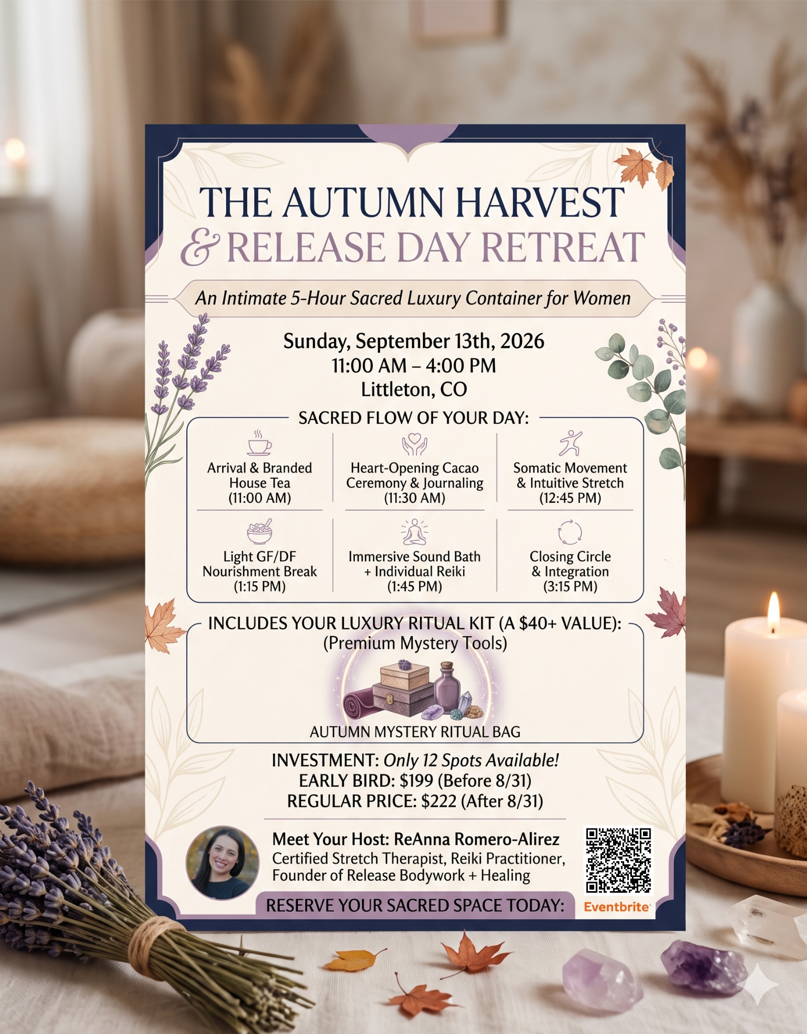 The Autumn Harvest & Release Day Retreat