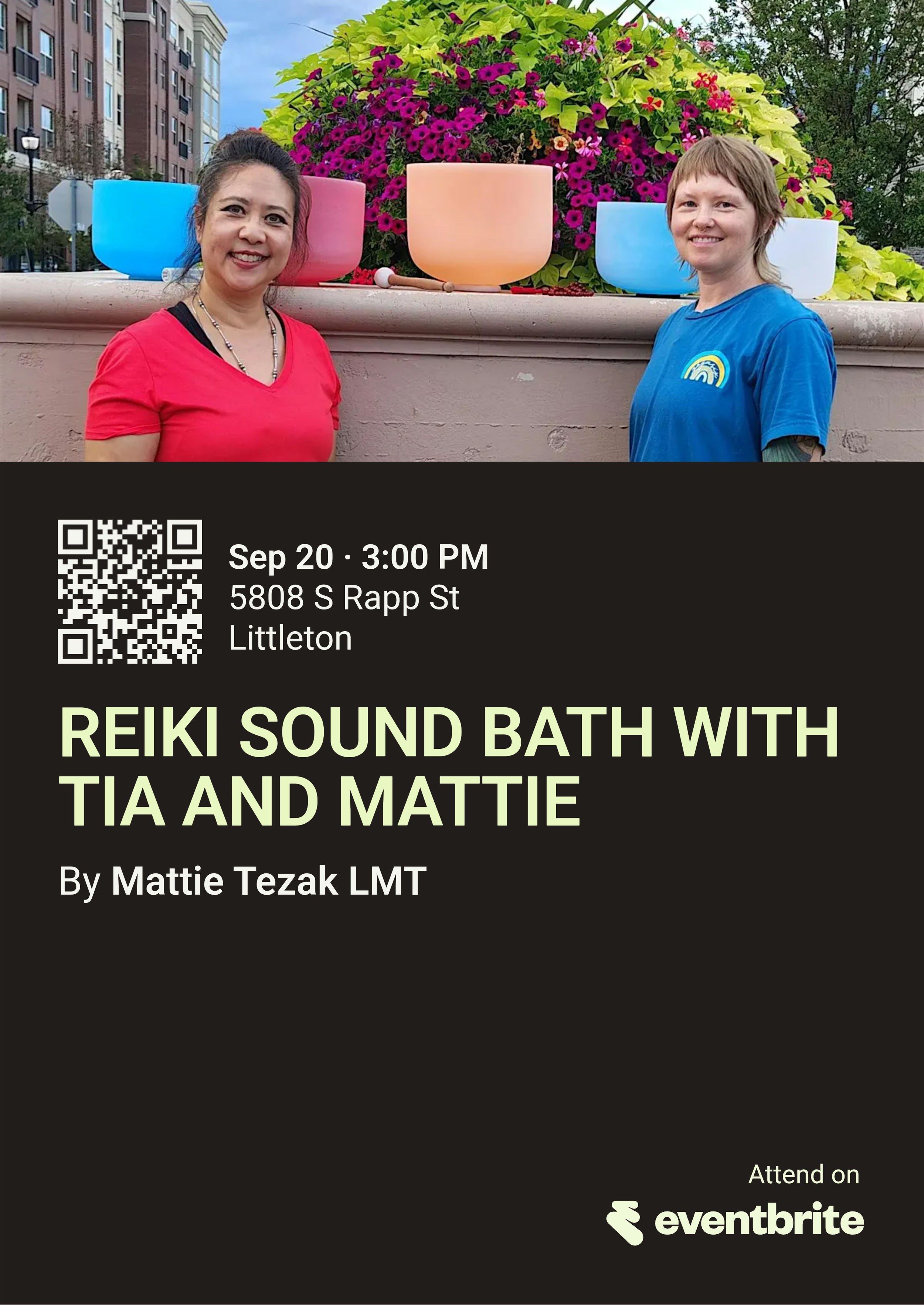 Reiki Sound Bath with Tia and Mattie
