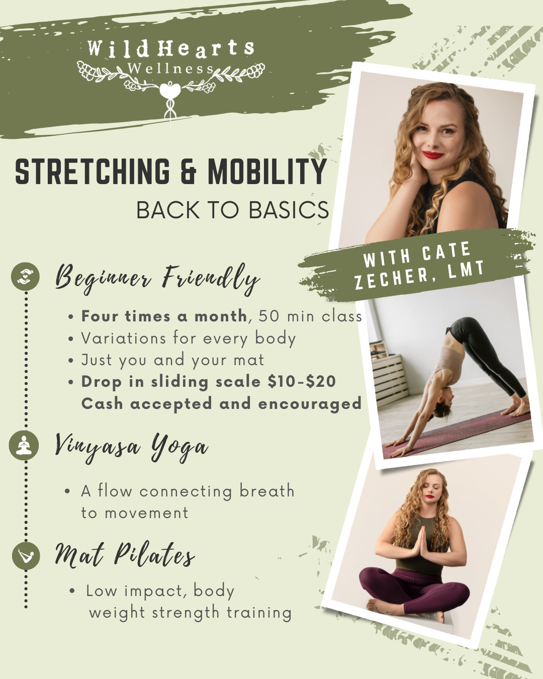 Stretching &amp; Mobility - with Cate Zecher, LMT