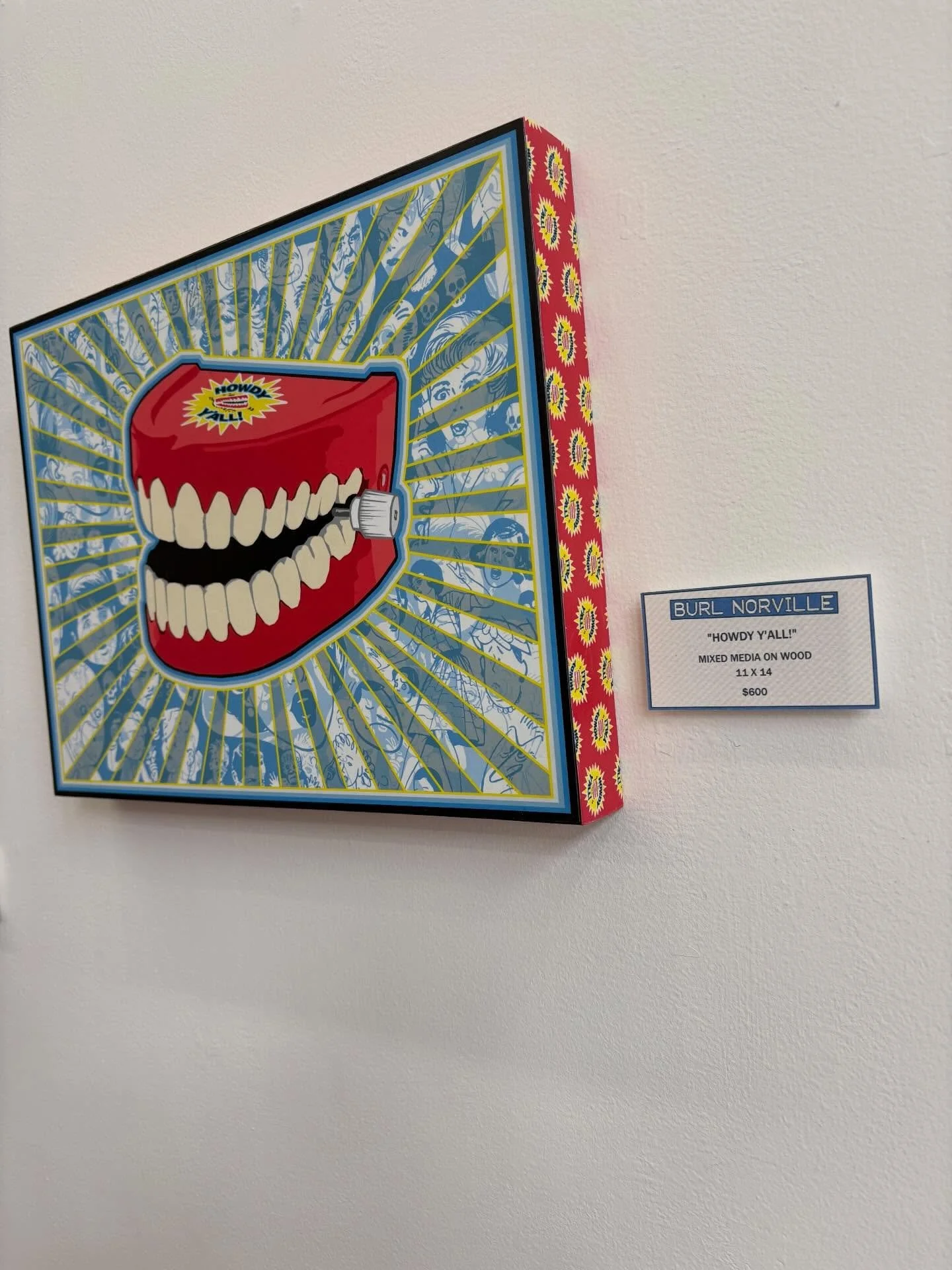 Howdy, Y'all! The newlyweds @juliejuliereadread and @burl.norville.art are back in the gallery! Come say hi!

We're open Wednesdays through Saturdays from 1-7. 

#seattlegallery #belltown #porttownsendartists #artexhibition