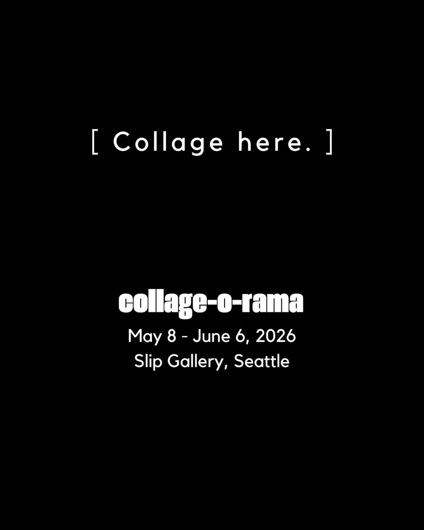 On May 8th, the doors will open to the 3rd annual Collage-O-Rama at @slip_belltown for people to make art and make friends!

Just like last year, anyone is welcome to come collage during open hours. We'll have a table of supplies and plenty of tools.