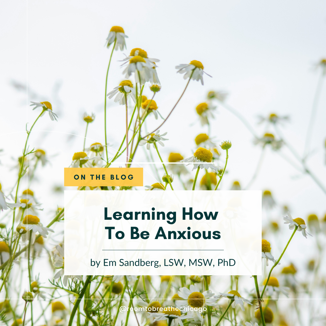 Learning How To Be Anxious