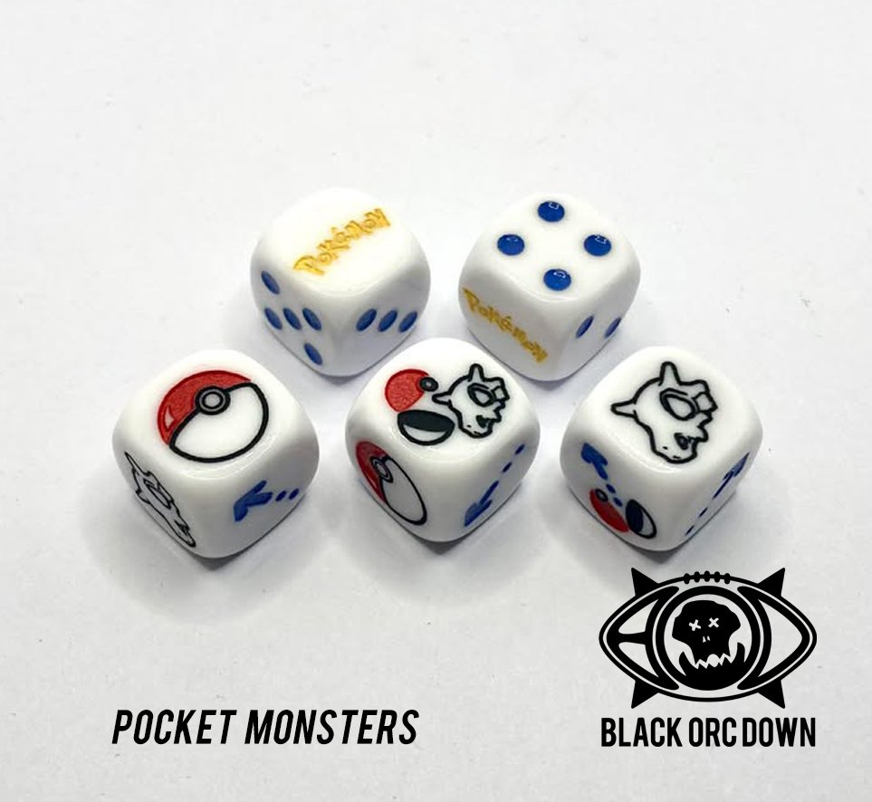 Pocket Monster Anniversary Dice