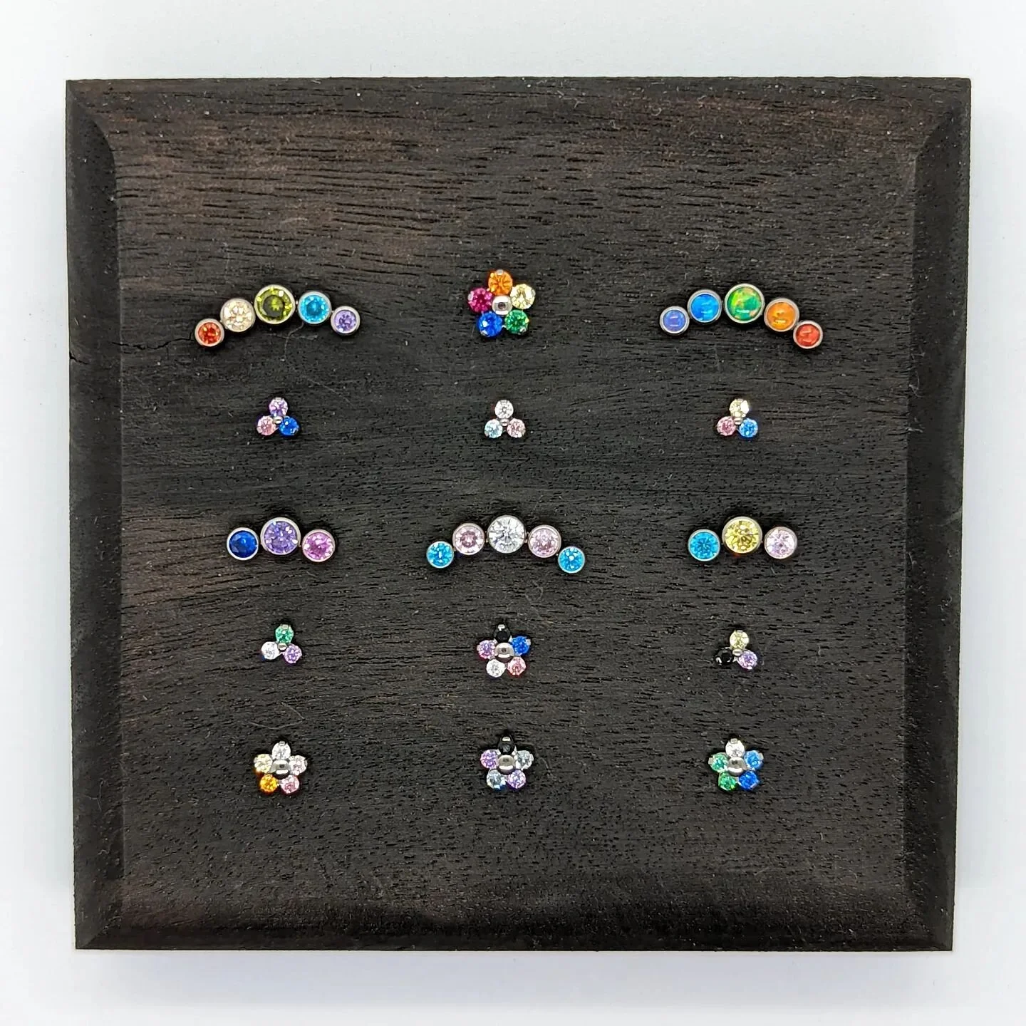 Happy #Pride 🏳️&zwj;🌈 from me and the rest of the @chronicink piercing crew!

Here's a peek at this year's pride jewellery collection from our Markham studio - we still have some appointments available this weekend if you're looking to add a splash