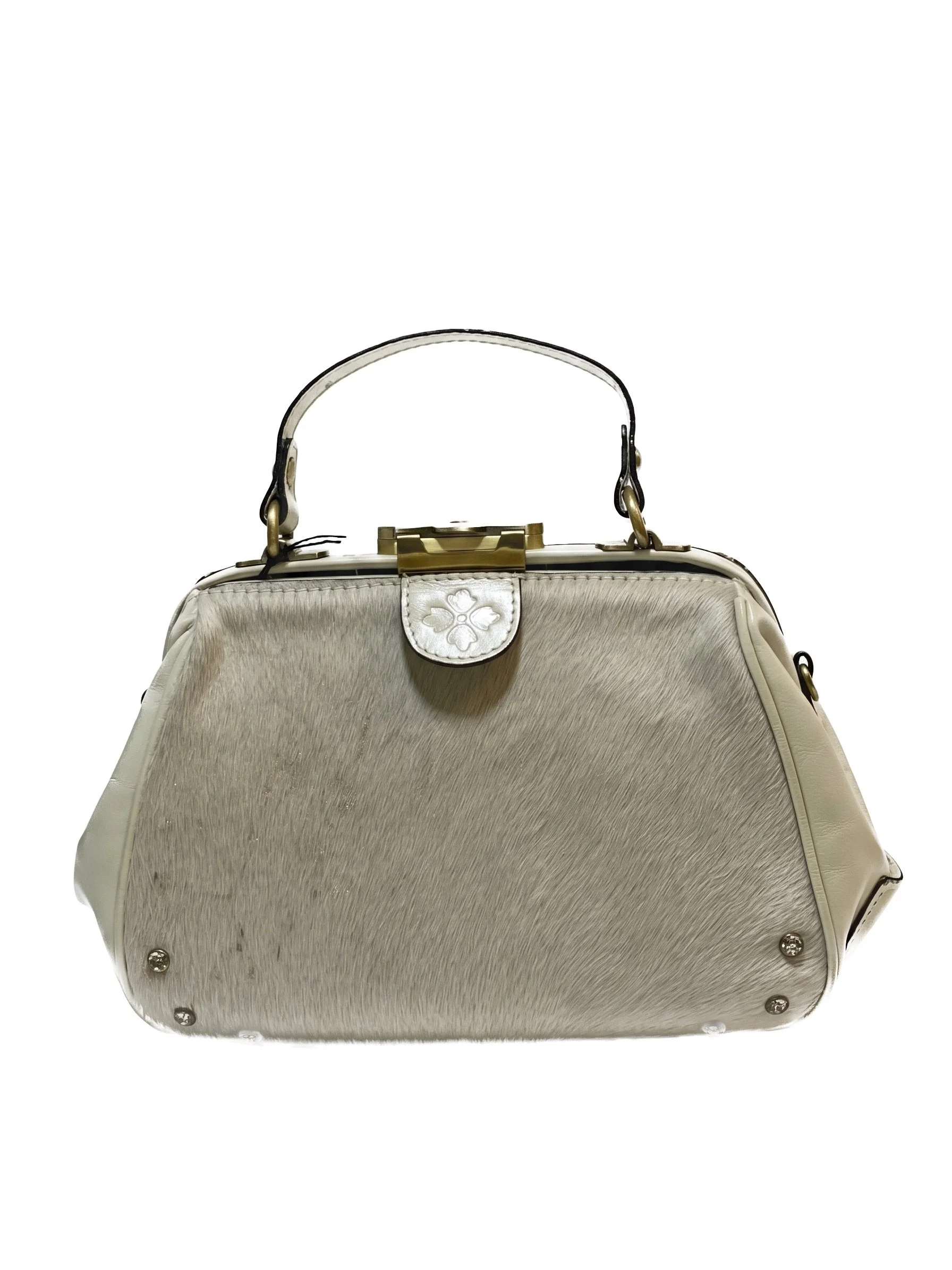 Metallic Gracchi Satchel by Patricia Nash