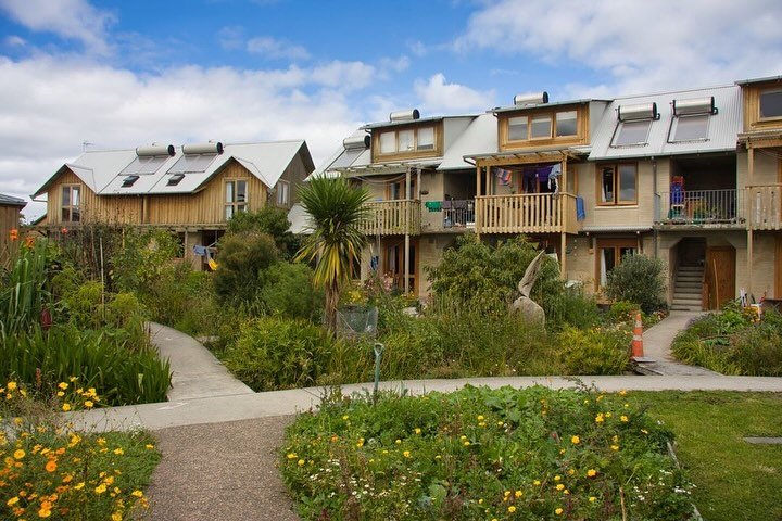 Welcome to Earthsong Eco-Neighborhood. Located in west Auckland, New Zealand (Aotearoa) their founding vision included sustainable design and construction, respectful and cooperative community, and education by demonstration.

Home to nearly 70 resid