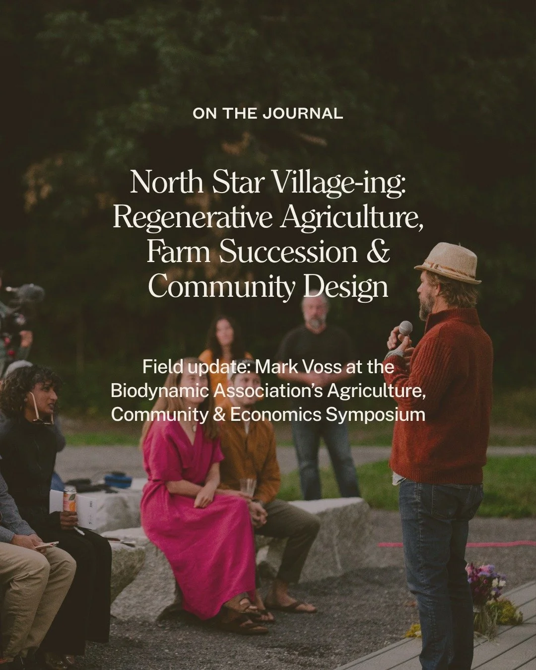 The future of farming may depend on more than farming itself. 🐓

Latitude partner Mark Voss (@vossregentealty) recently joined farmers, land stewards, investors, and organizers at the Biodynamic Association&rsquo;s Agriculture, Community &amp; Econo