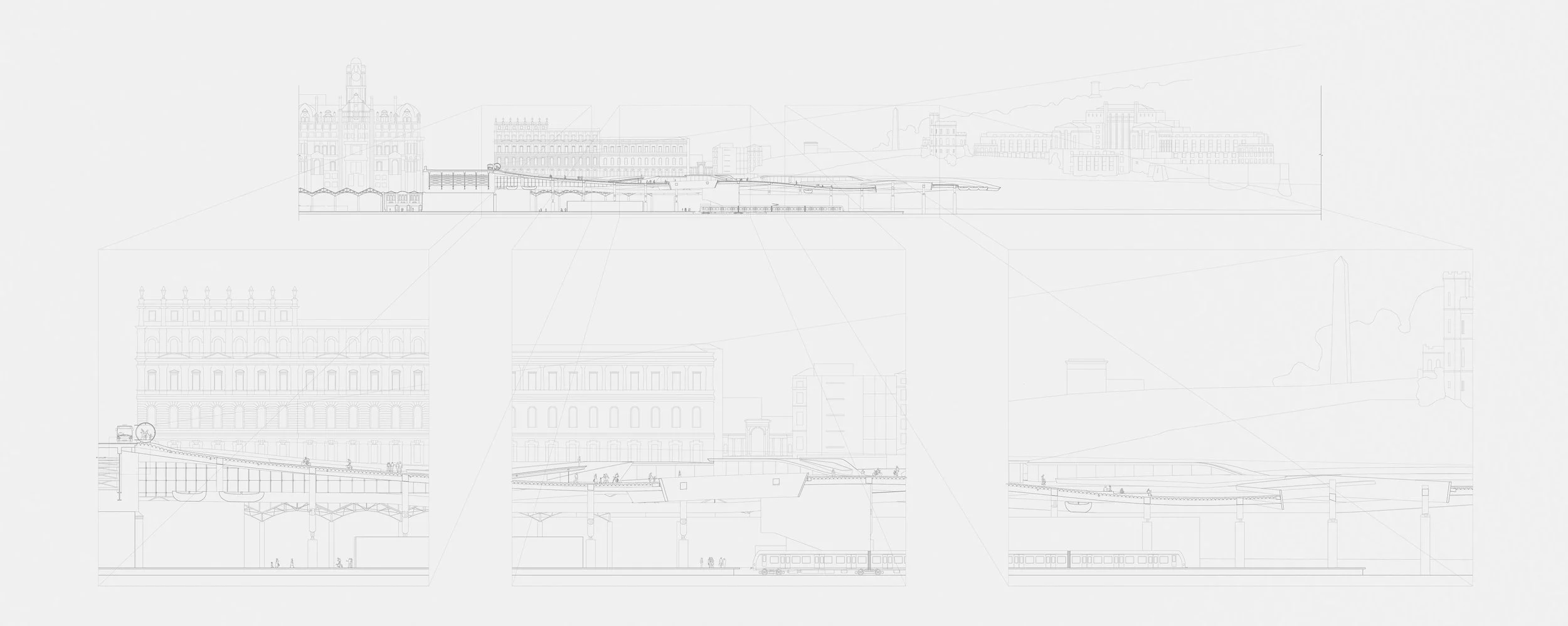 Section Facing Edinburgh New Town