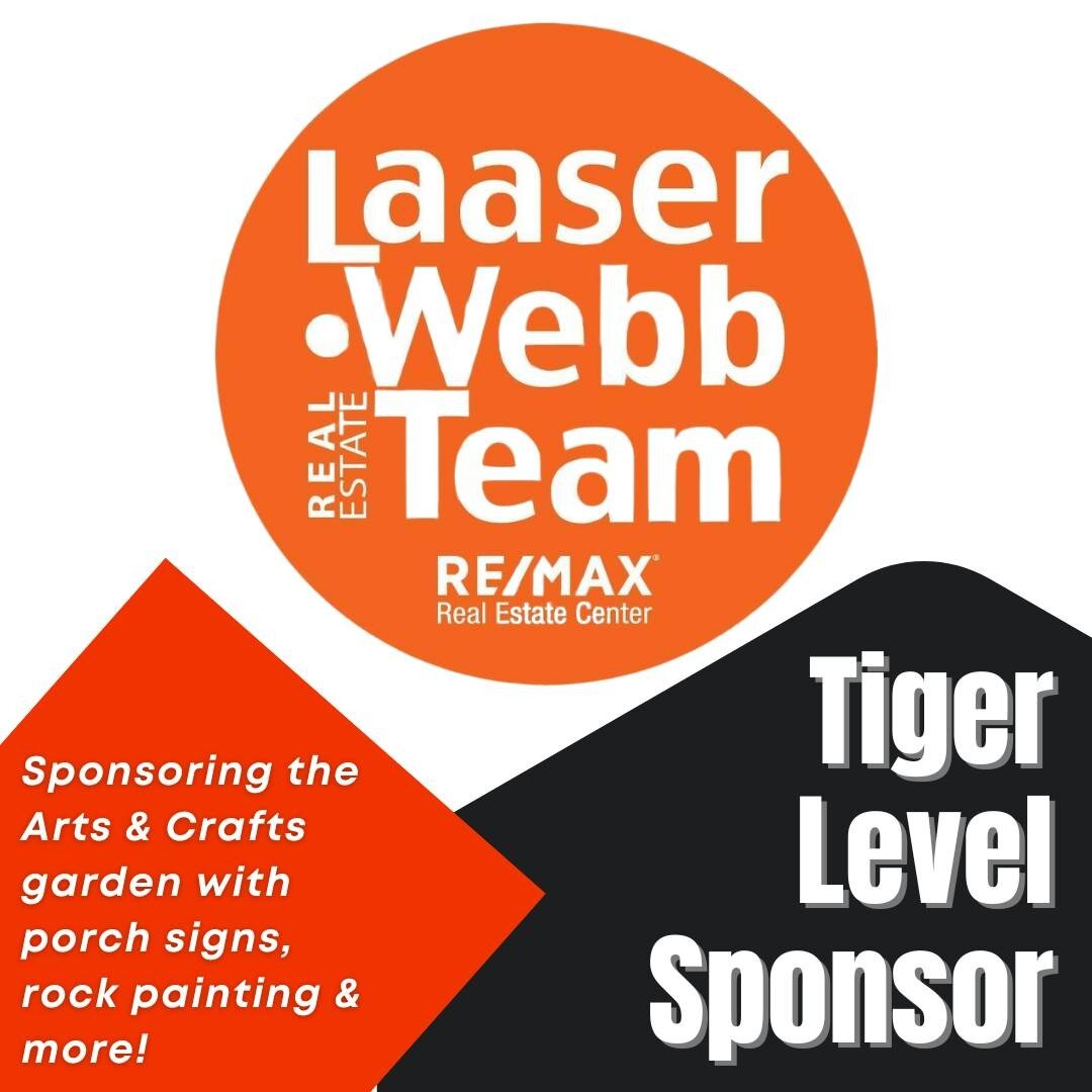 We want to thank our generous Tiger Sponsor, Remax Laaser-Webb Team, for sponsoring our Arts &amp; Crafts garden during Gilbert Days on Main 2022 on Saturday, August 6th! Thank you for your support!

#gilbertdaysonmain #gilbertdays #gilbert #iowa #fa