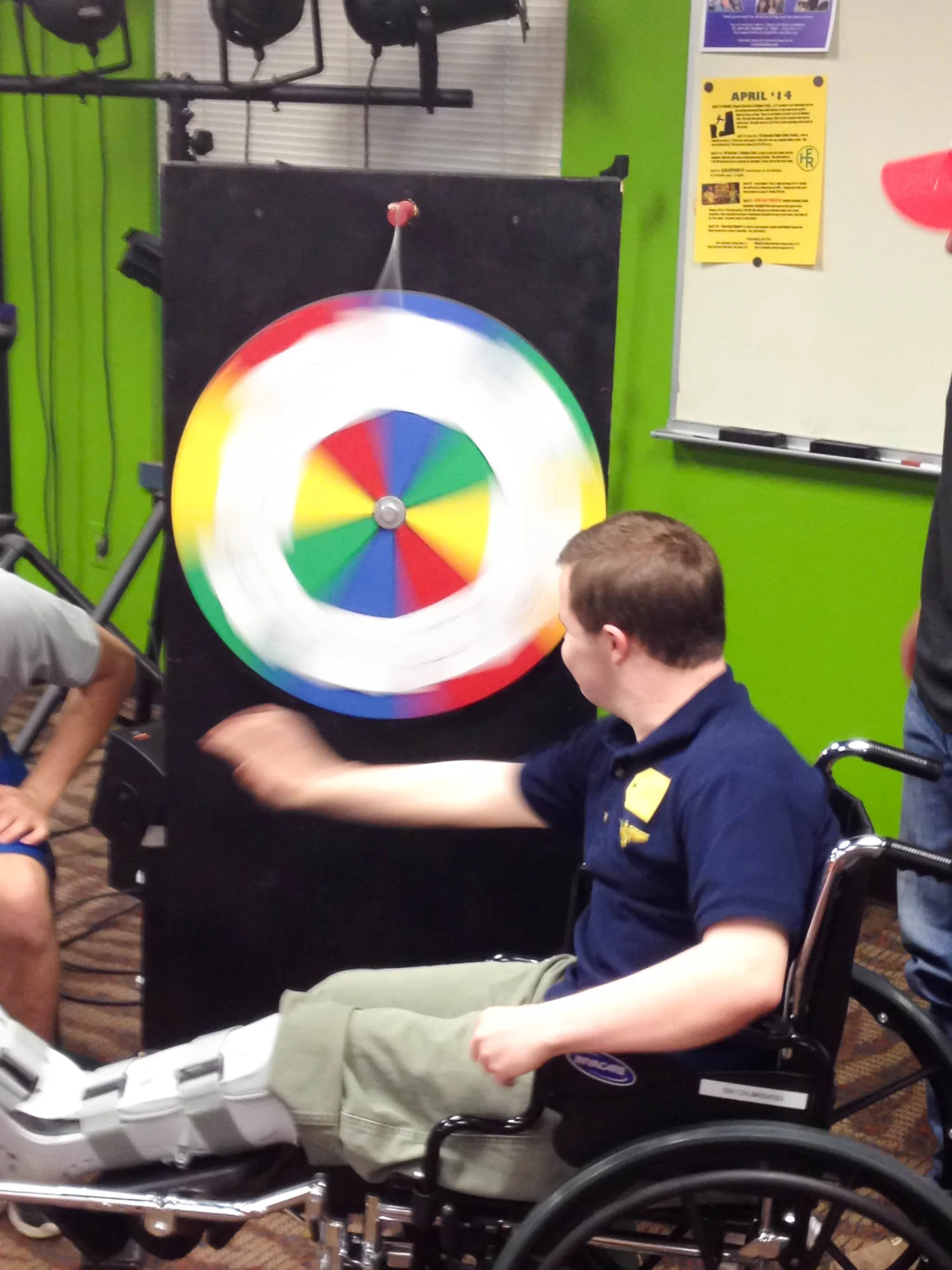 A Fiesta Friday participant enjoying an activity